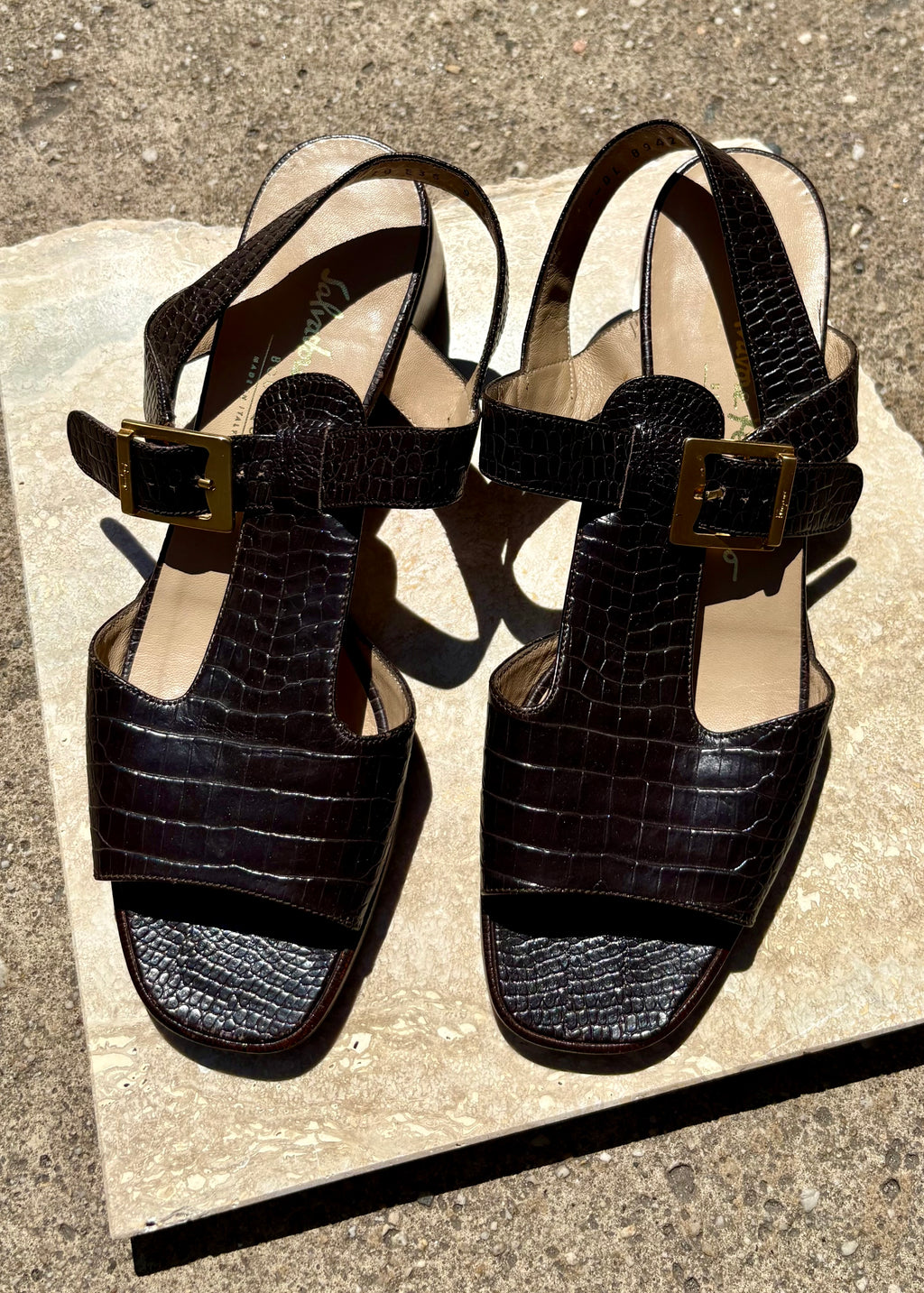 Ferragamo T Strap Sandal