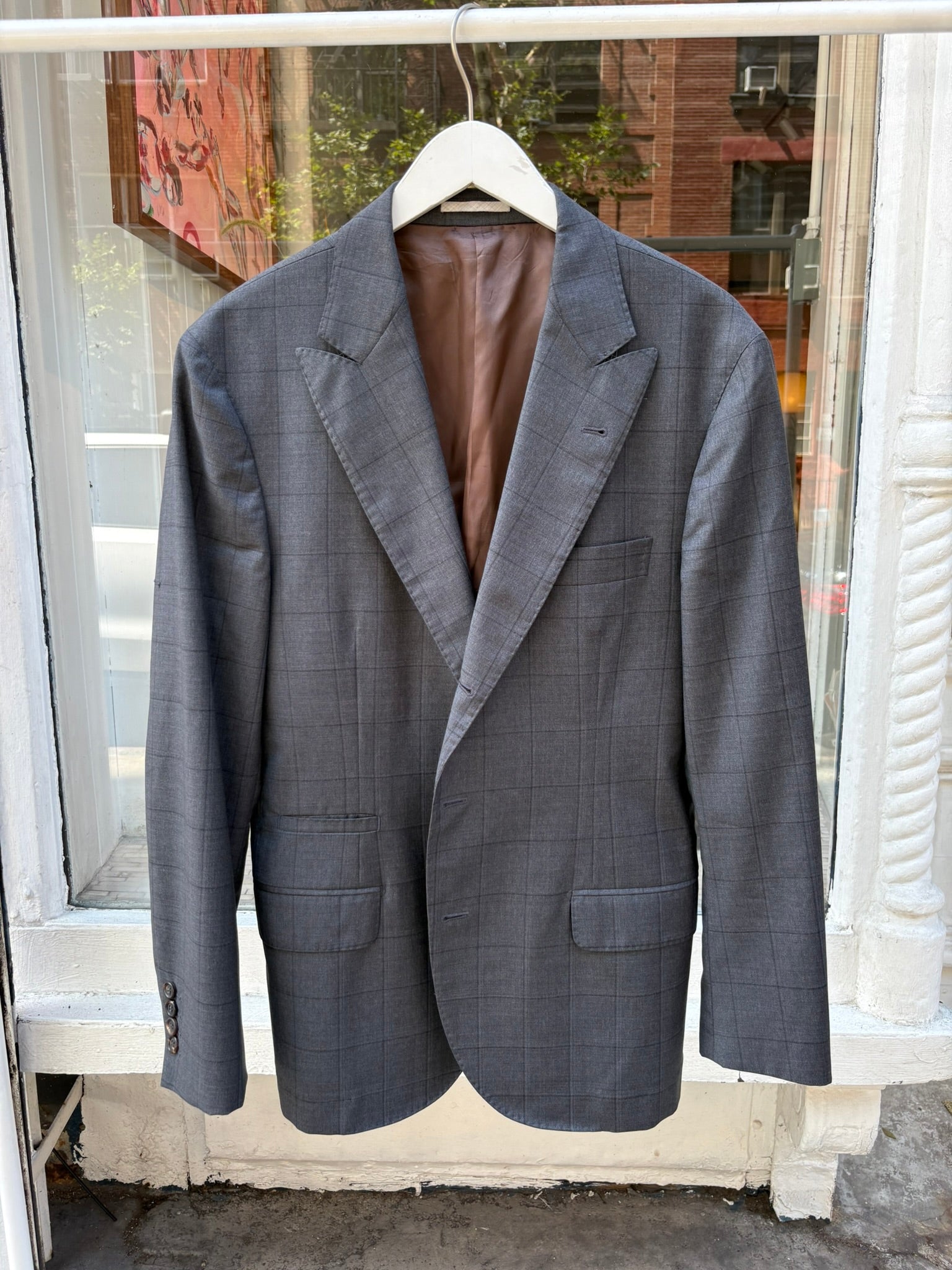 Brunello Cucinelli Checkered Blazer