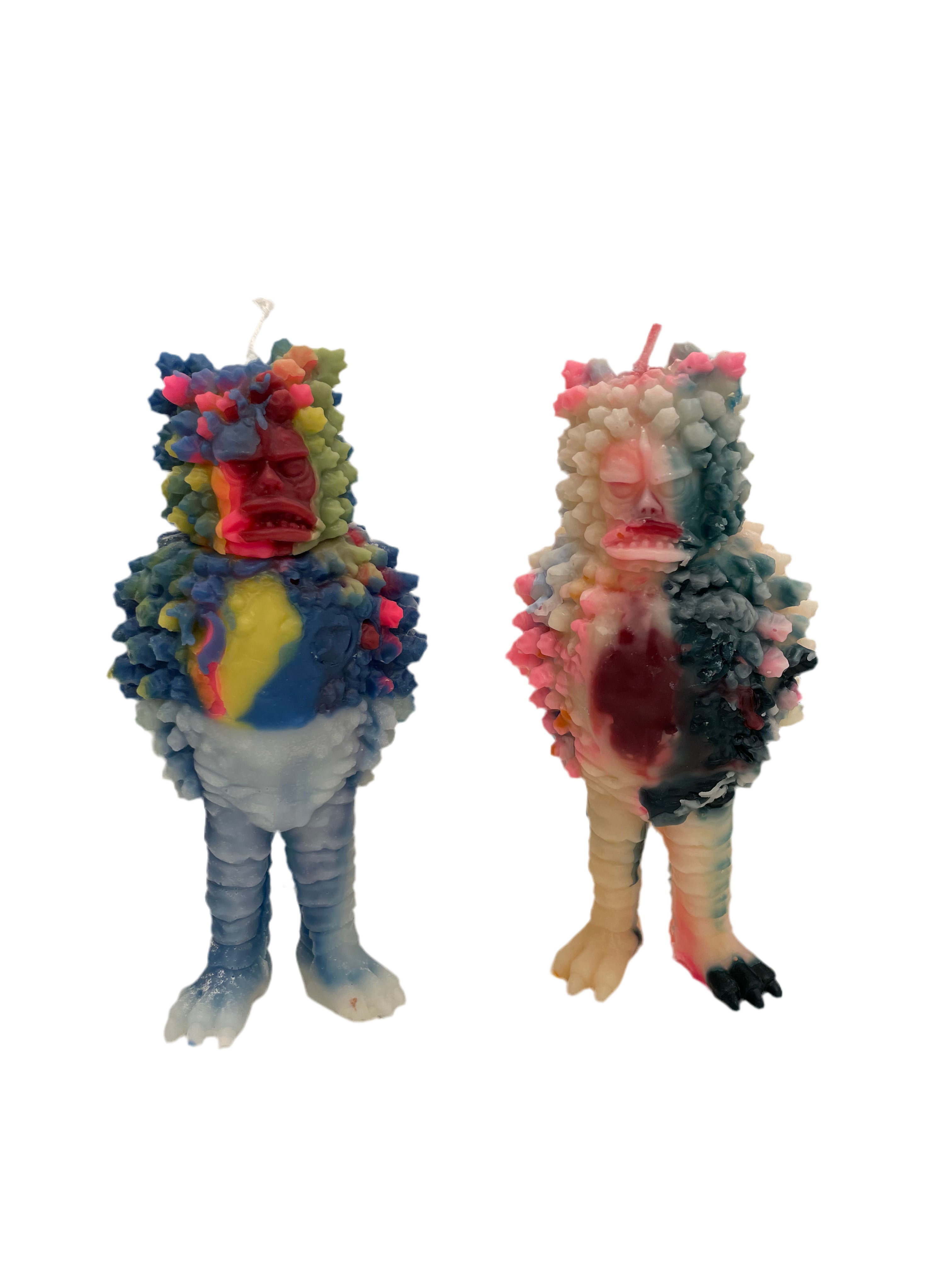 Garumon Monster Beeswax Candle