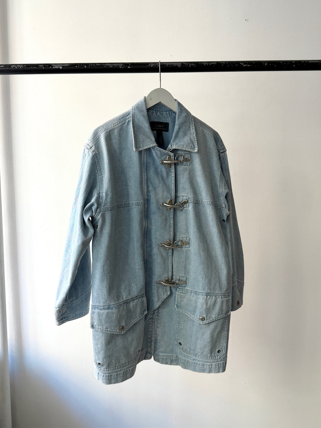 1990s Ralph Lauren Toggle Denim Jacket