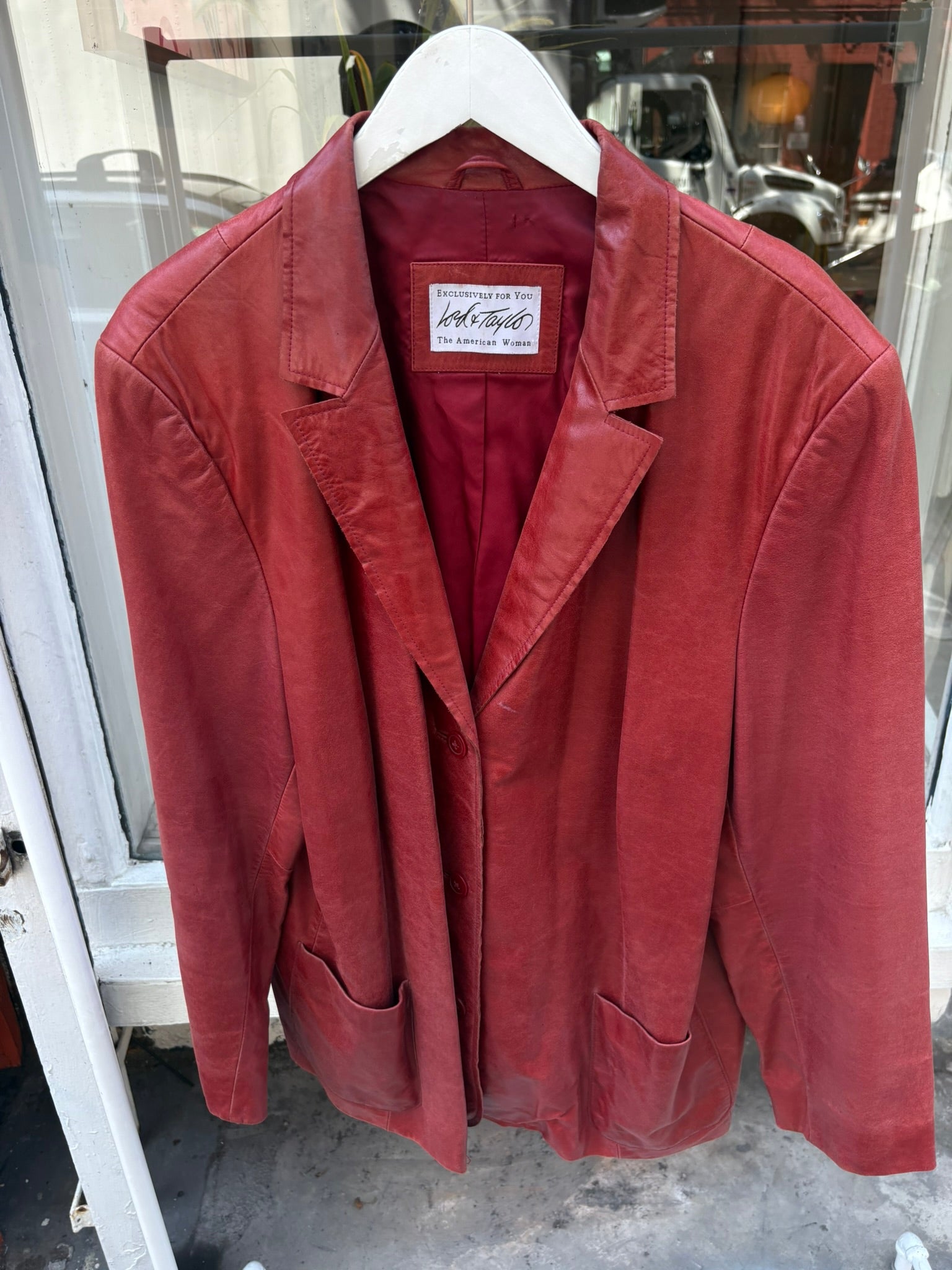 Red Leather Jacket