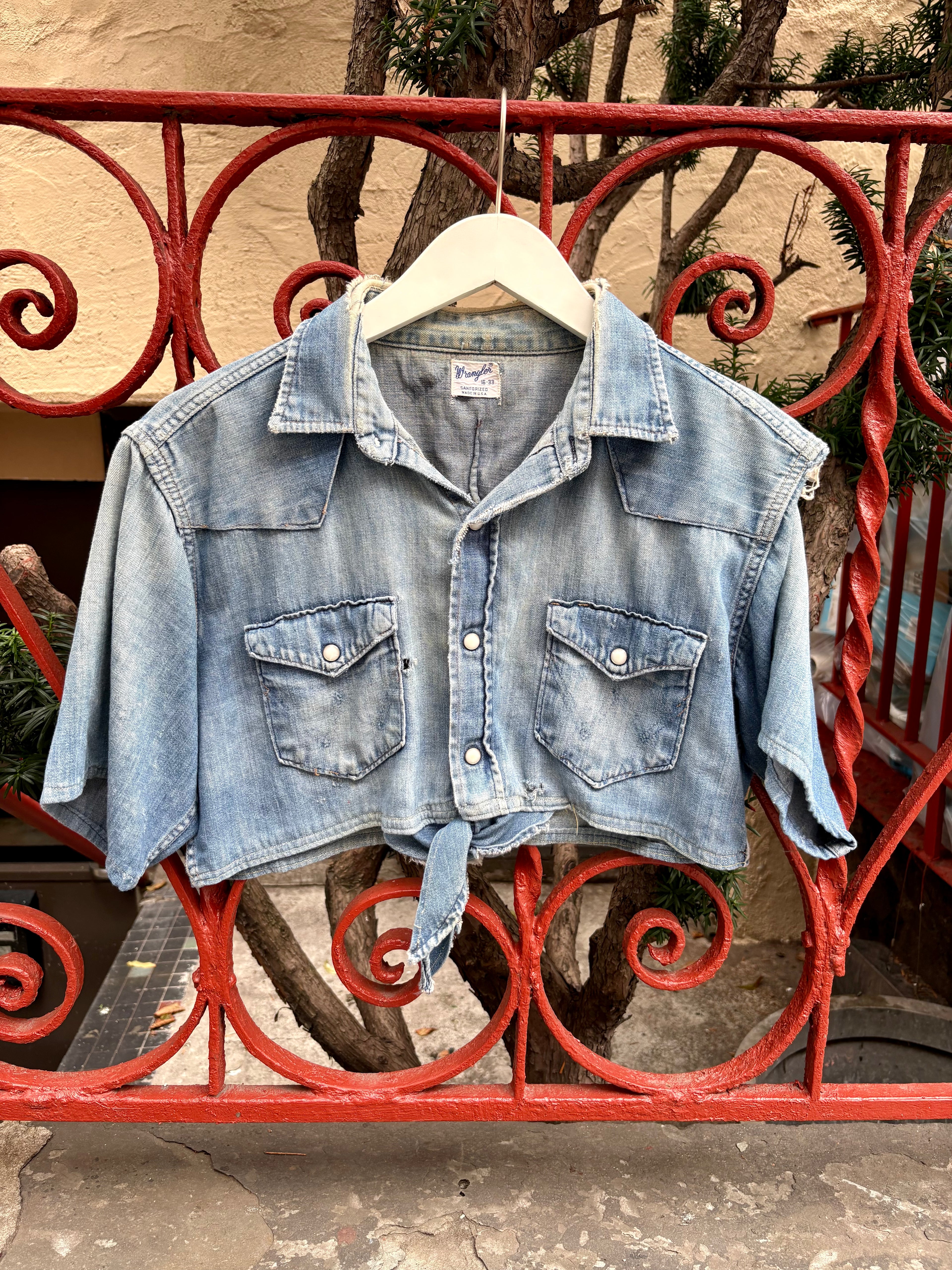 1960s Wrangler Denim Top