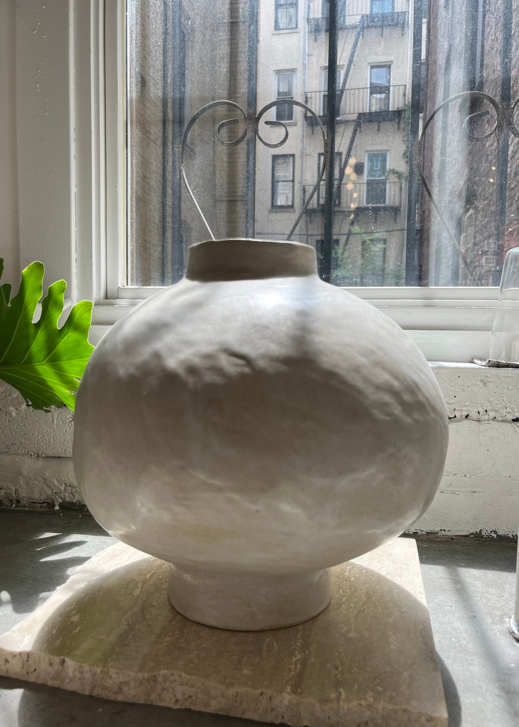 Moon Stoneware Vessel