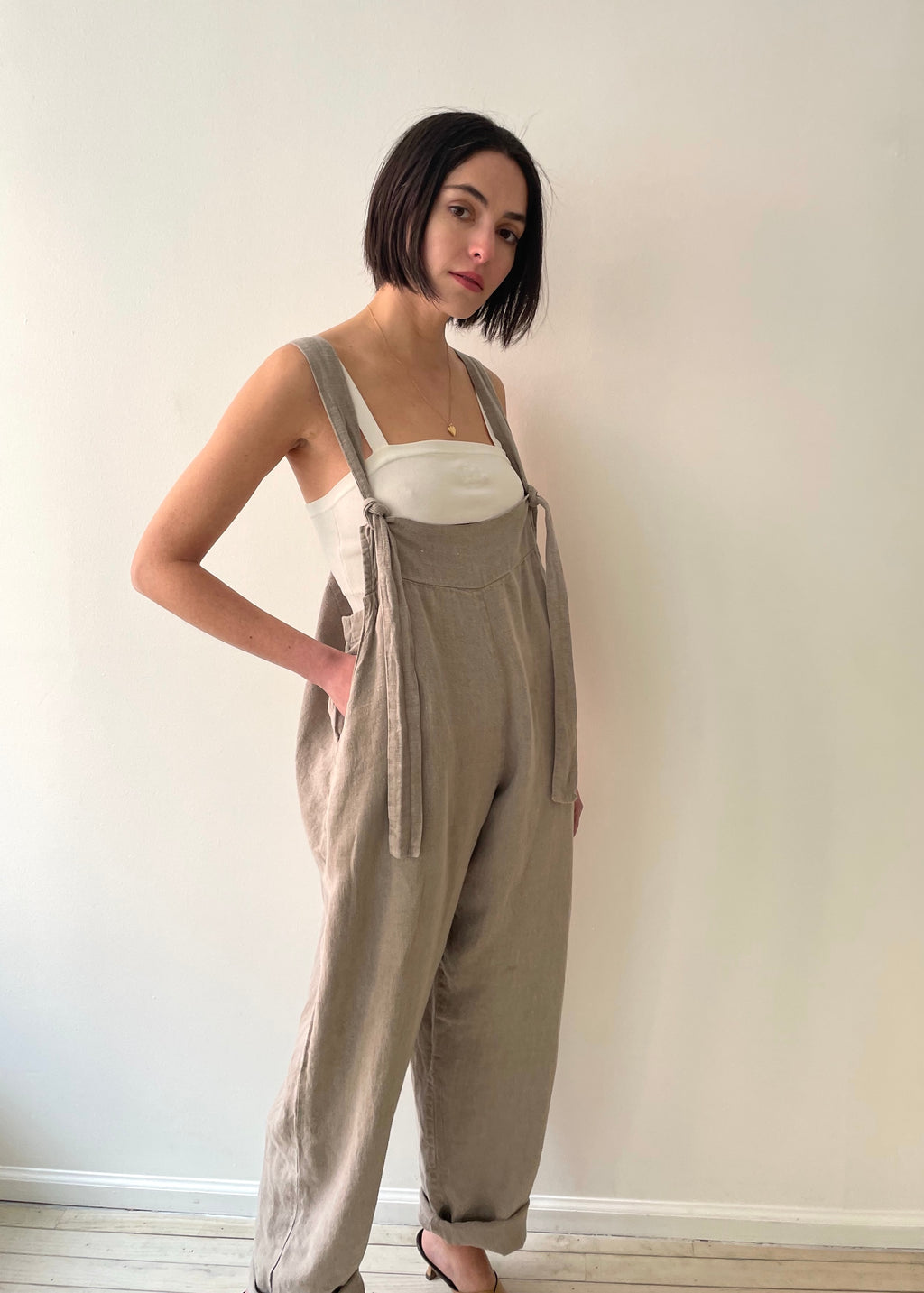Linen Overalls