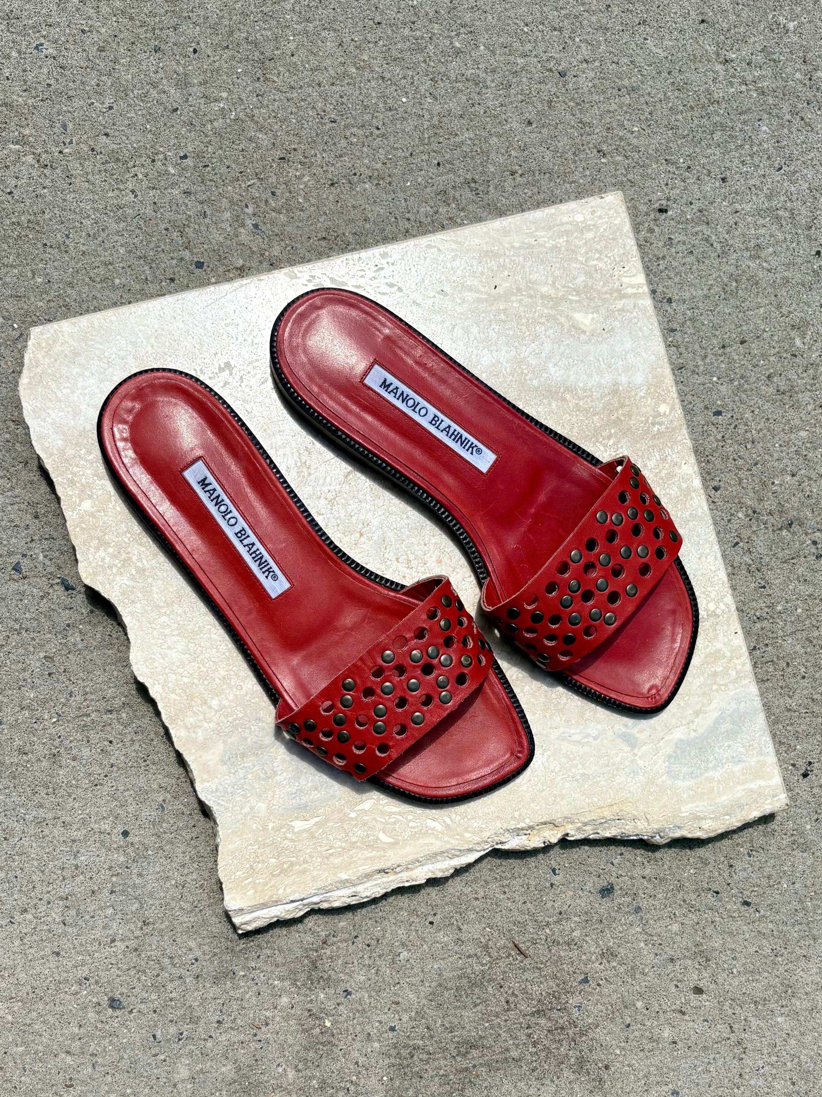 Manolo Blahnik Slides