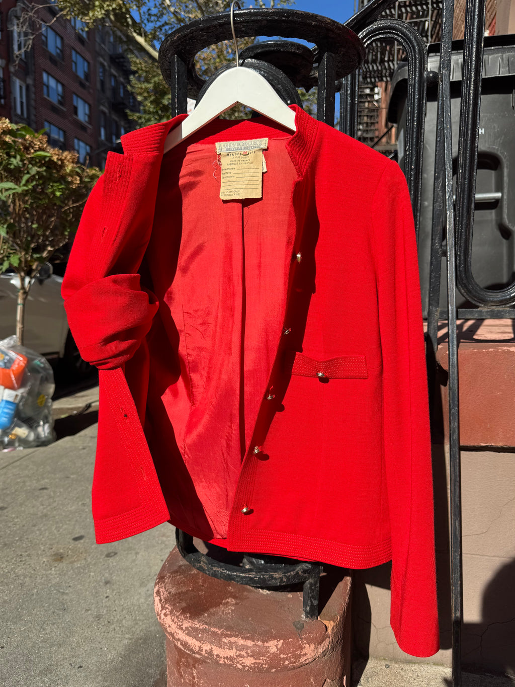 1970s Givenchy Cherry Suit Set