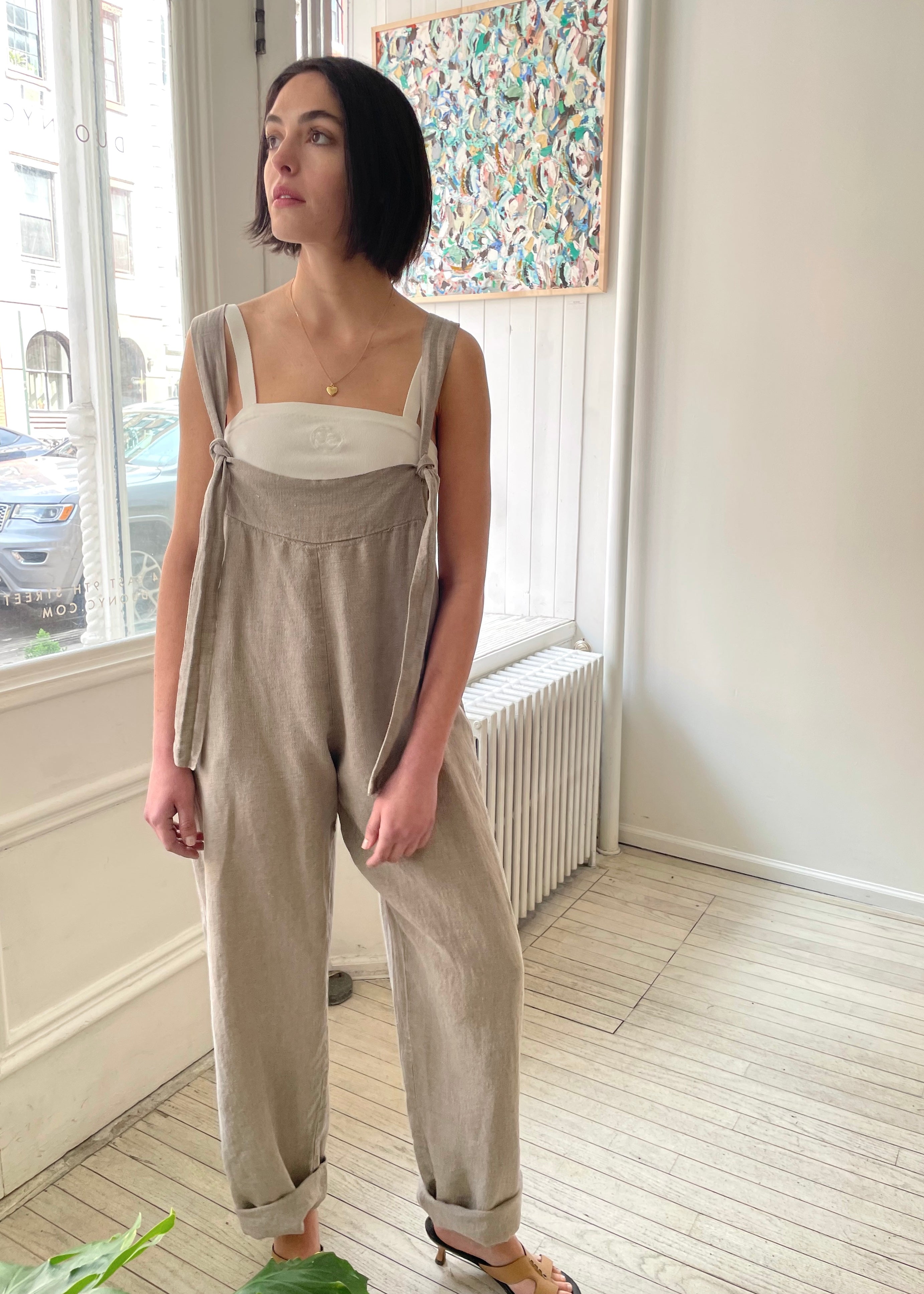Linen Overalls