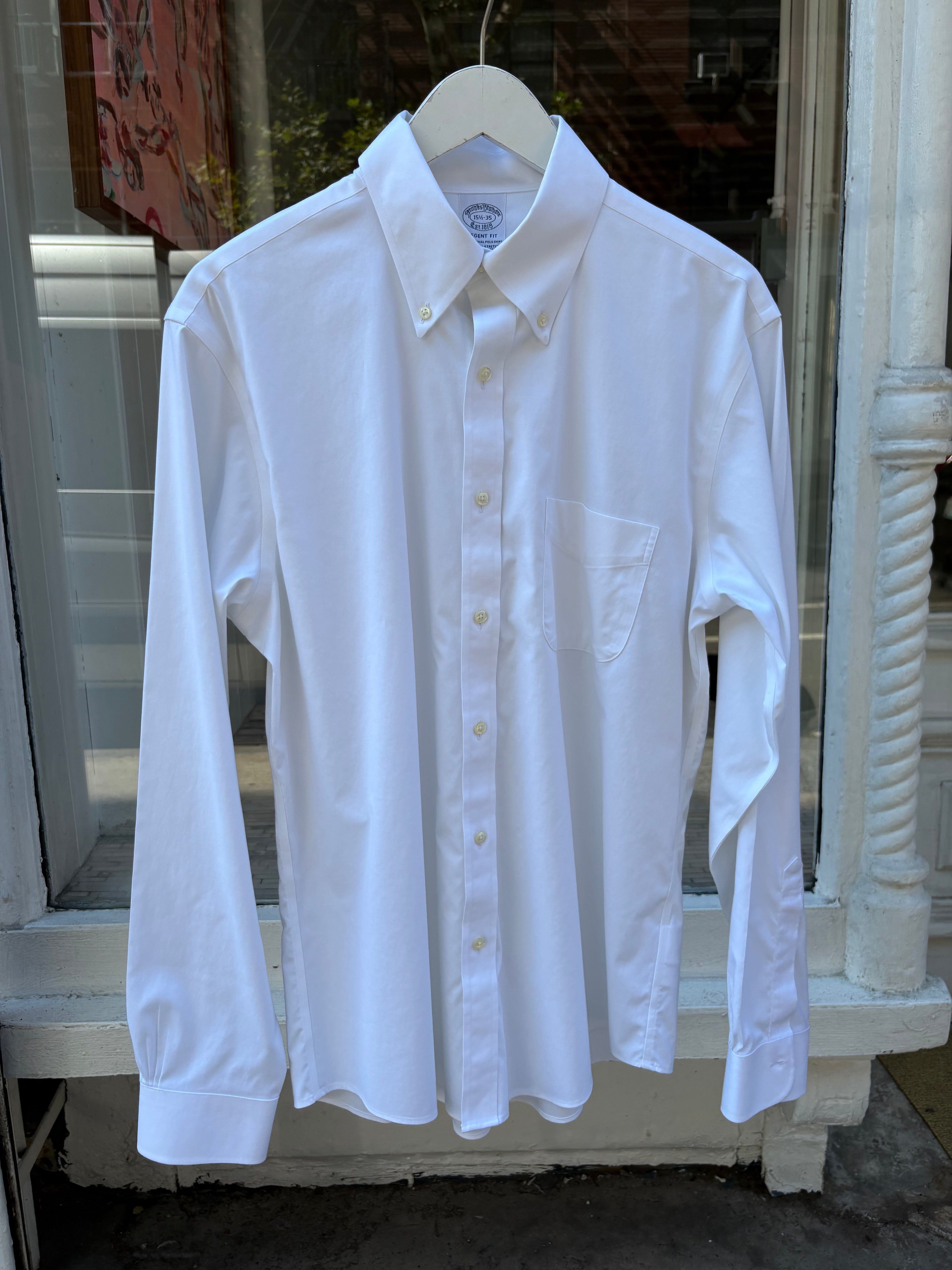White Cotton Button Up