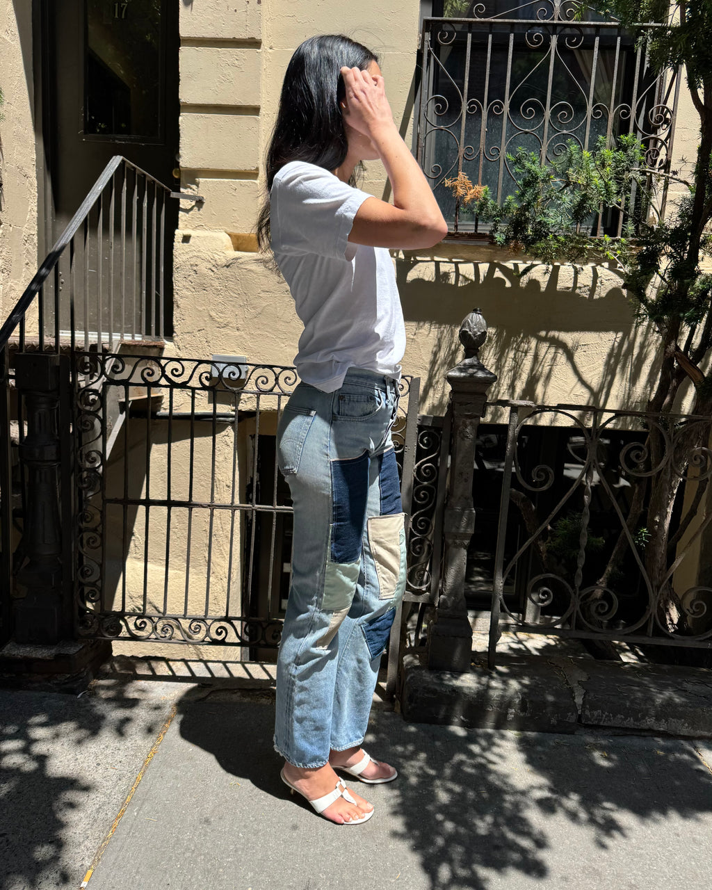 Vintage Selvedge Patchwork Jeans