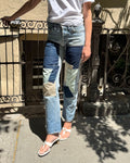 Vintage Selvedge Patchwork Jeans
