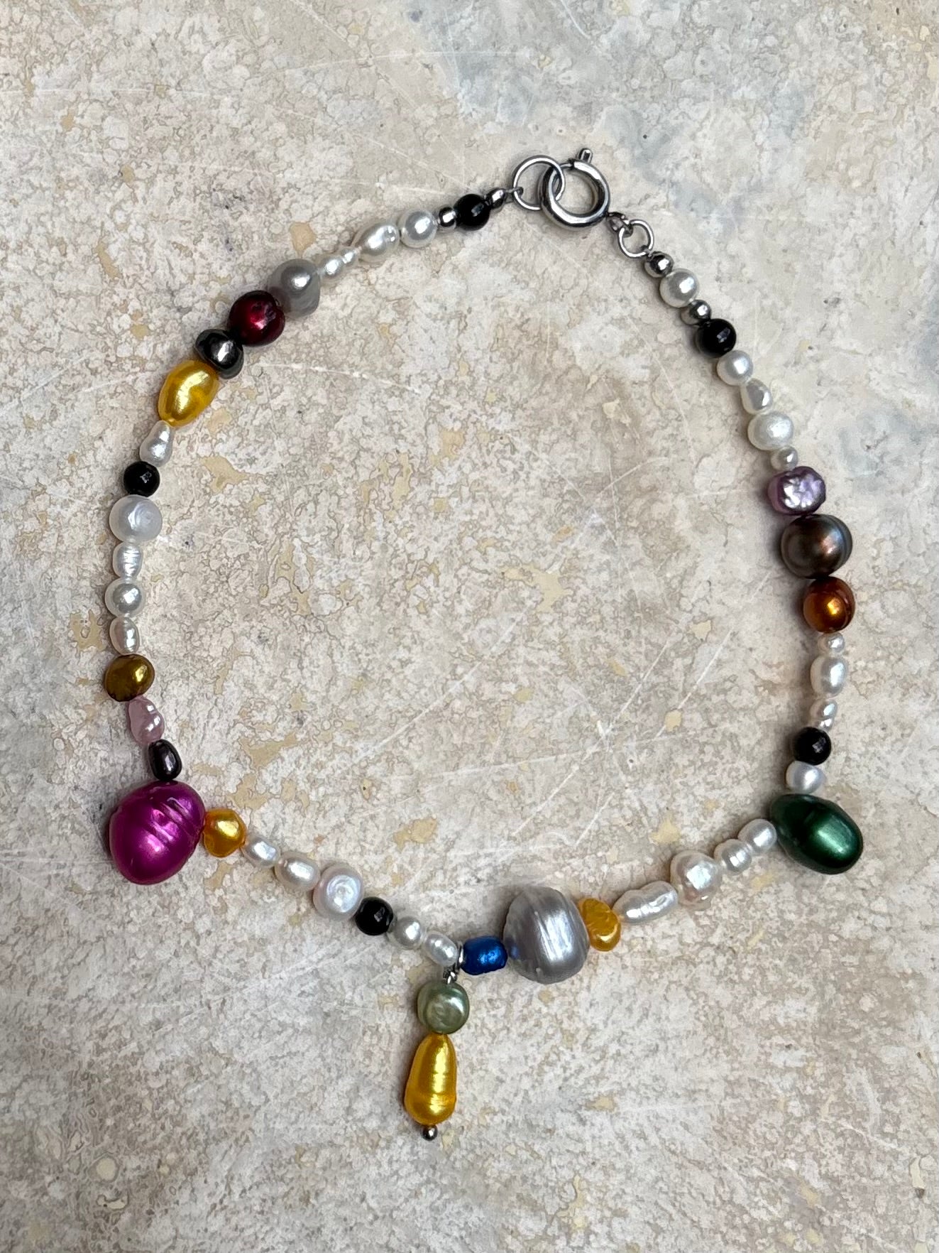 Luiny Pearl Anklet