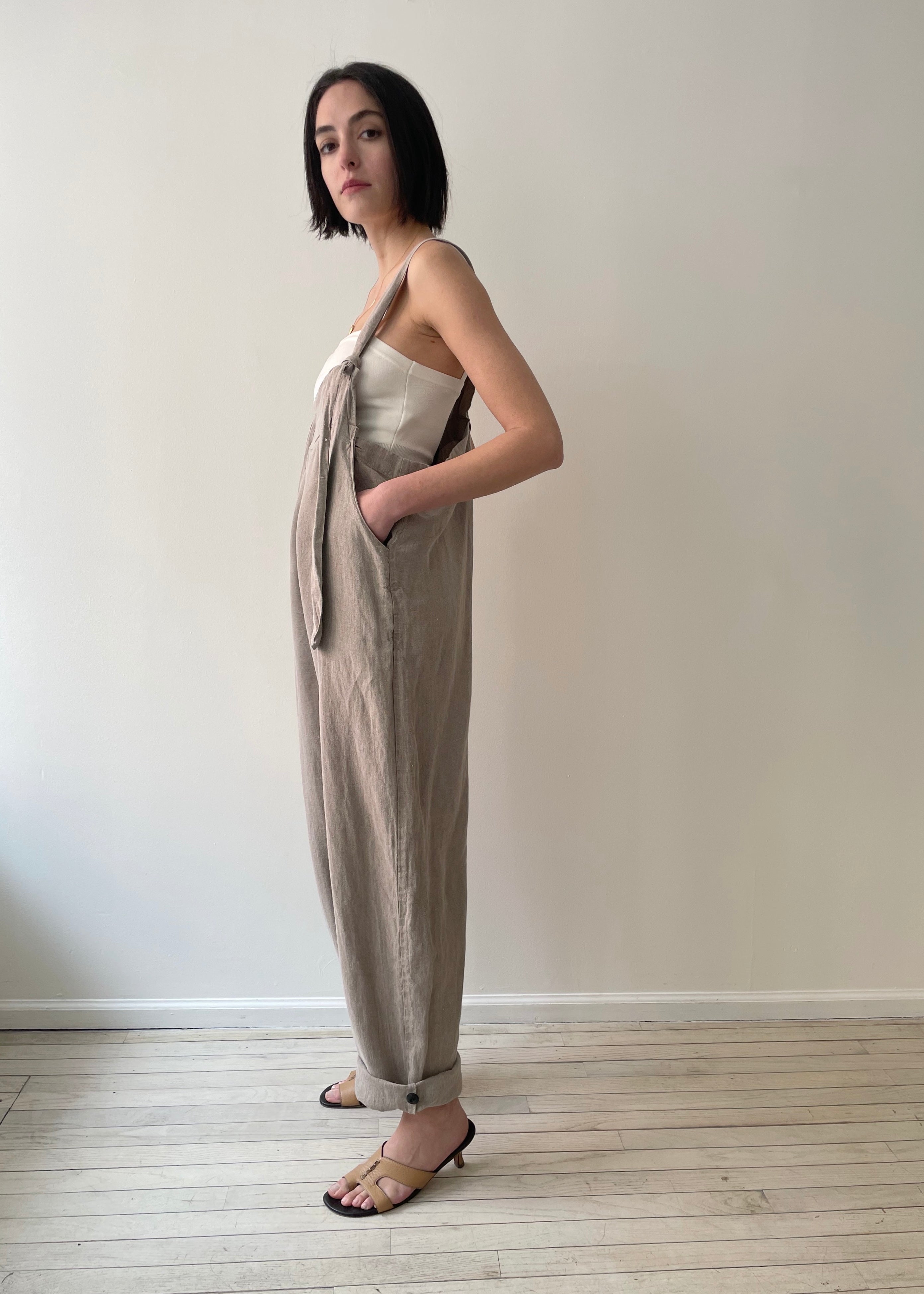 Linen Overalls