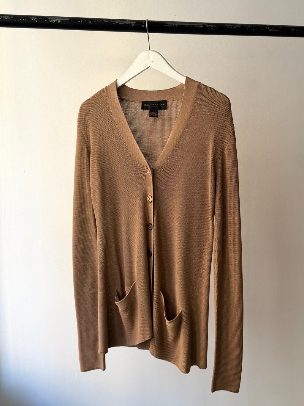 Donna Karan Silk Cardigan