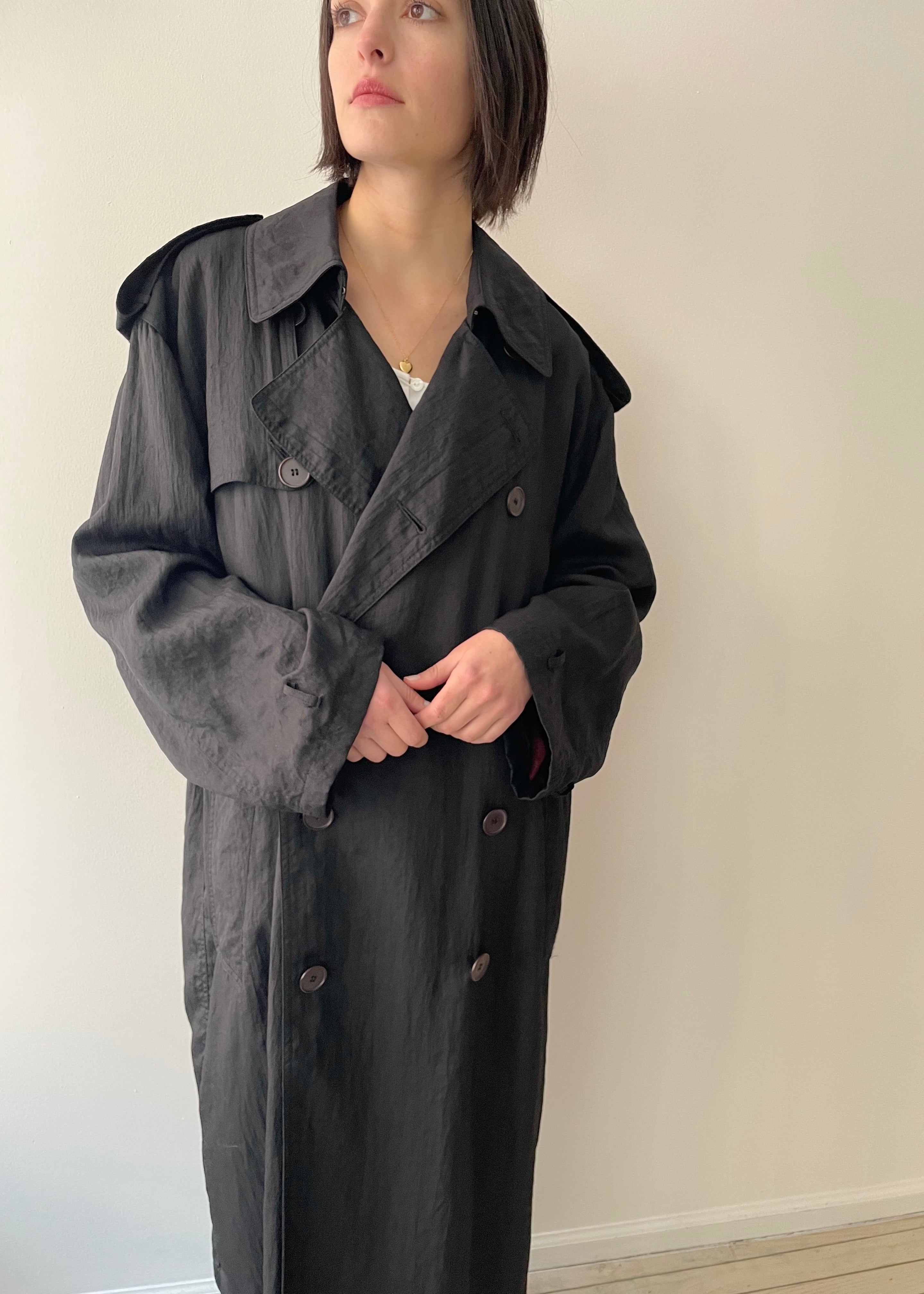 Vintage Armani Nylon Trench