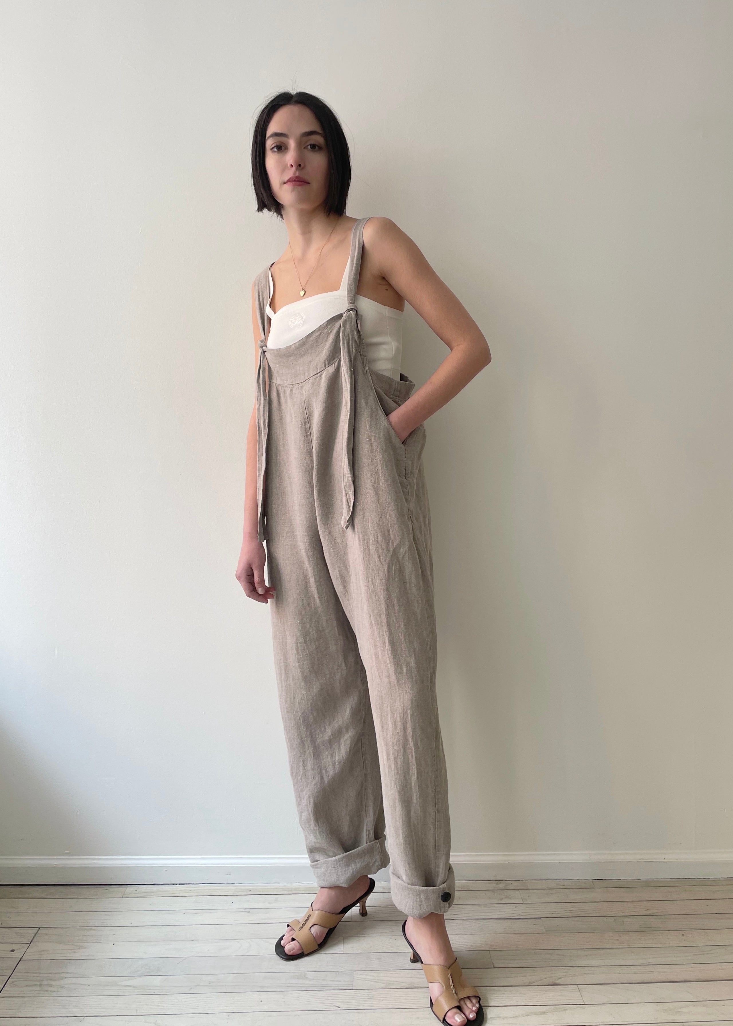 Linen Overalls