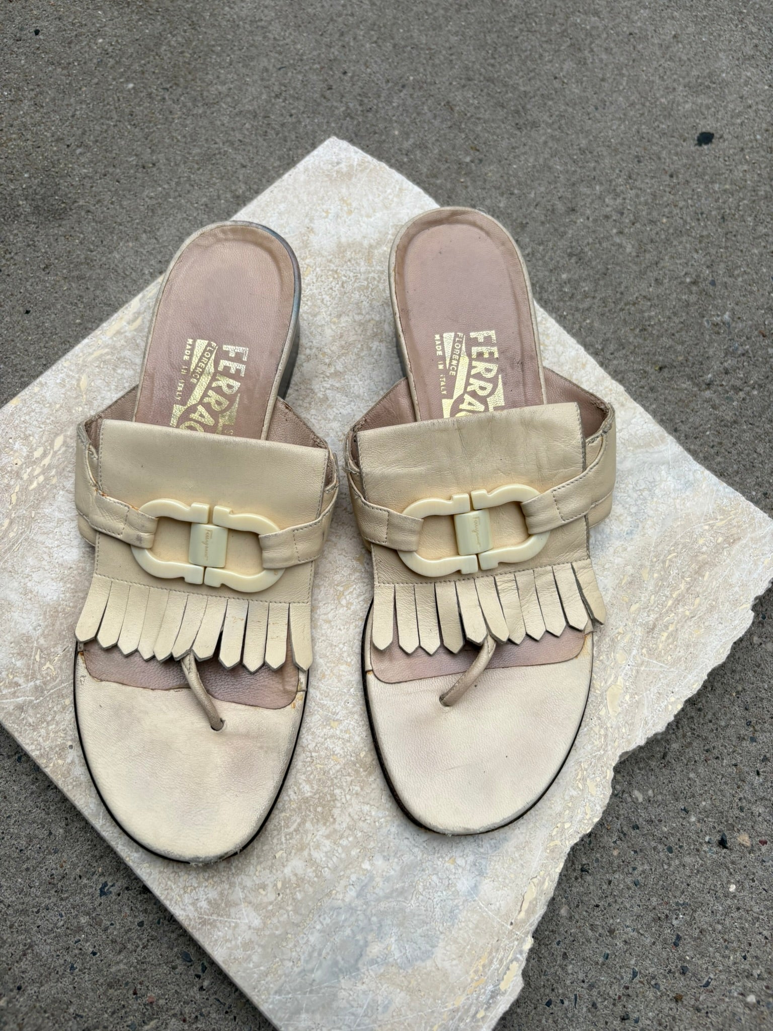 Salvatore Ferragamo Fringe Sandals
