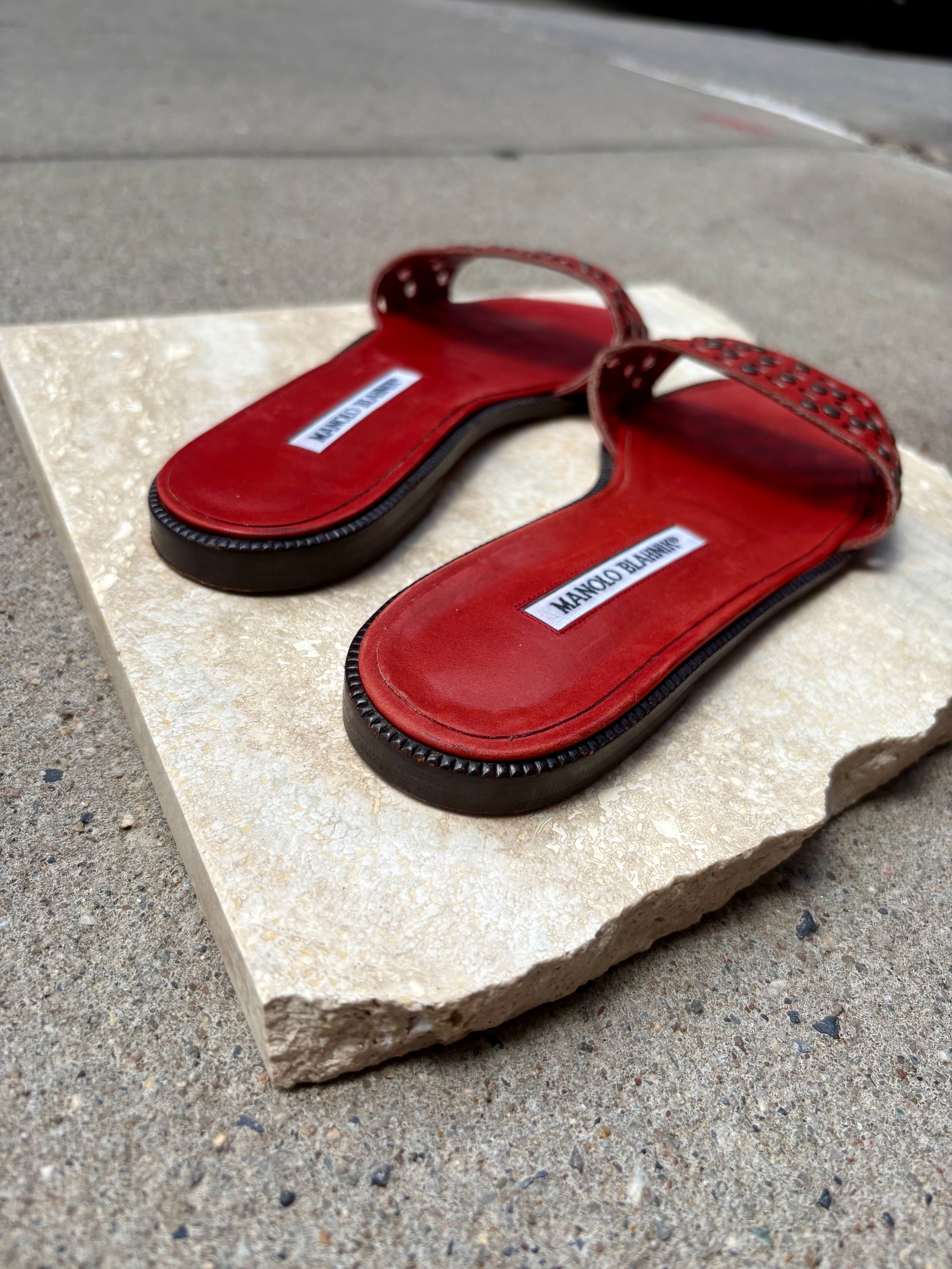 Manolo Blahnik Slides