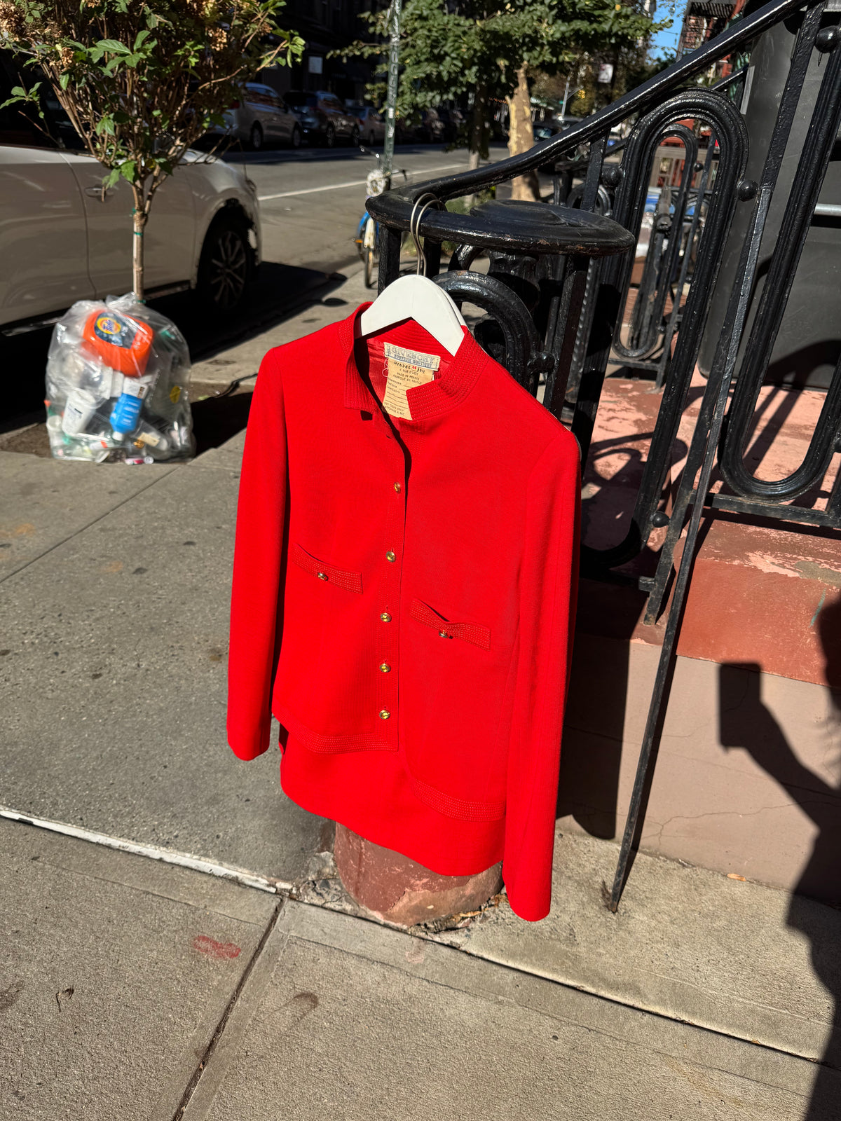1970s Givenchy Cherry Suit Set