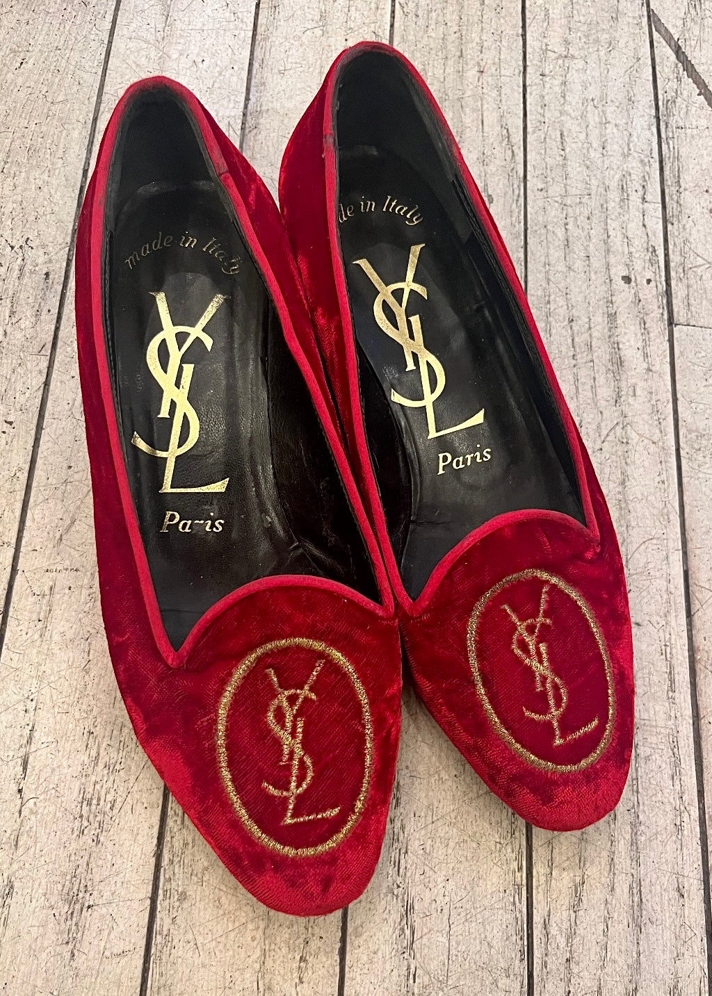 Vintage YSL Velvet Loafers – DUO NYC