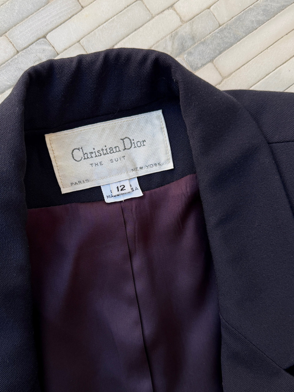 Christian Dior Double Breasted Blazer