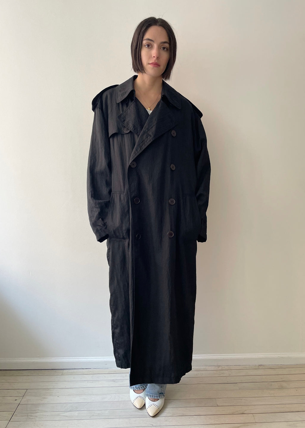 Vintage Armani Nylon Trench