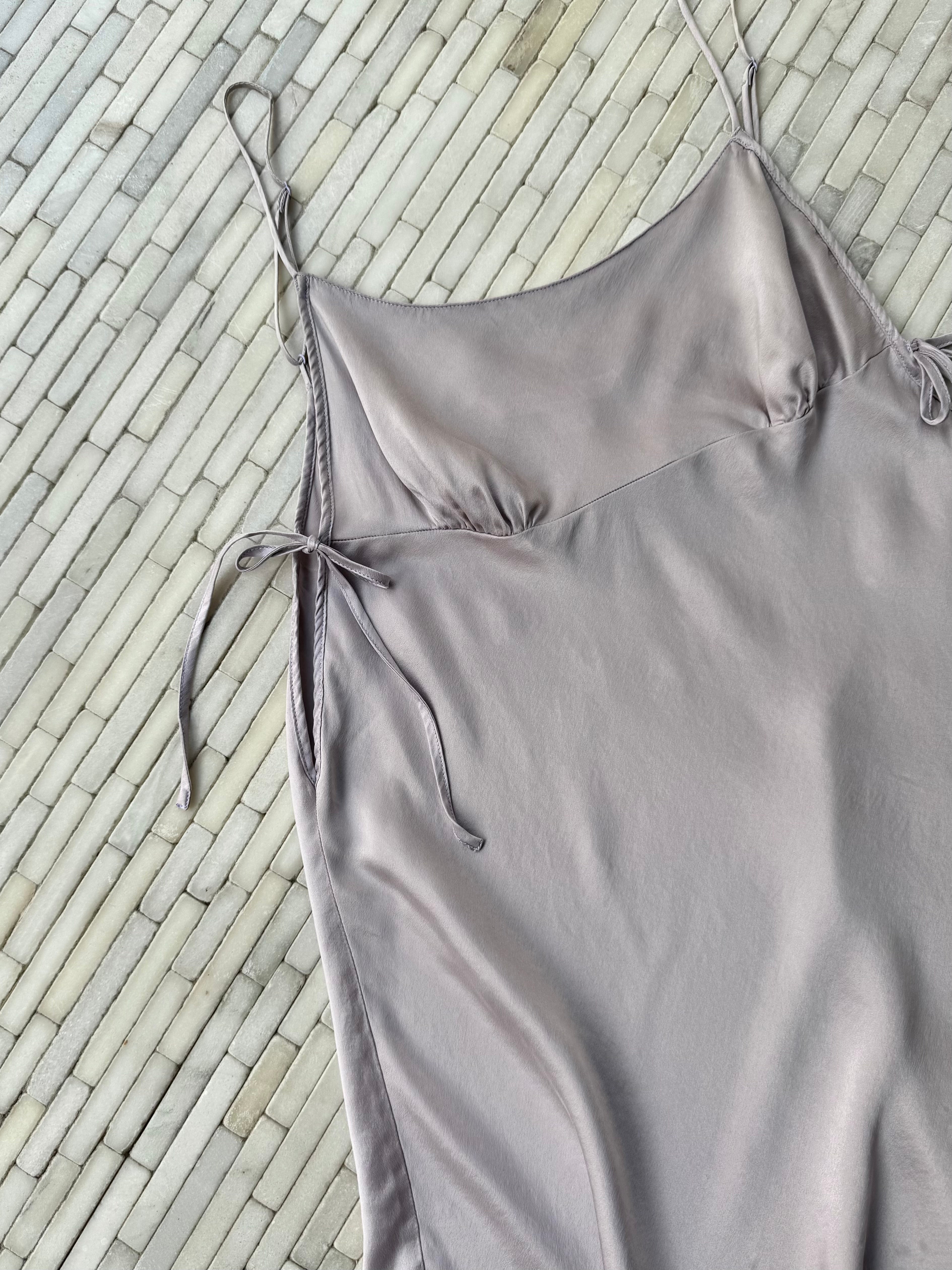 Silk Mini Slip Dress