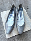 Manolo Blahnik Sequin Flats