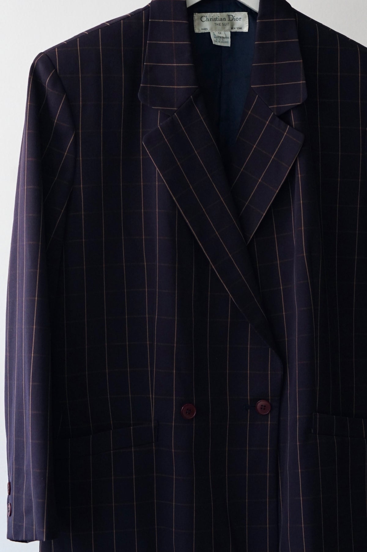 Christian Dior Plaid Blazer