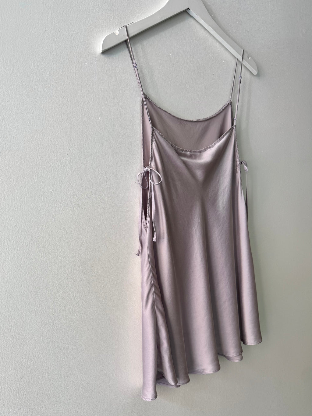 Silk Mini Slip Dress
