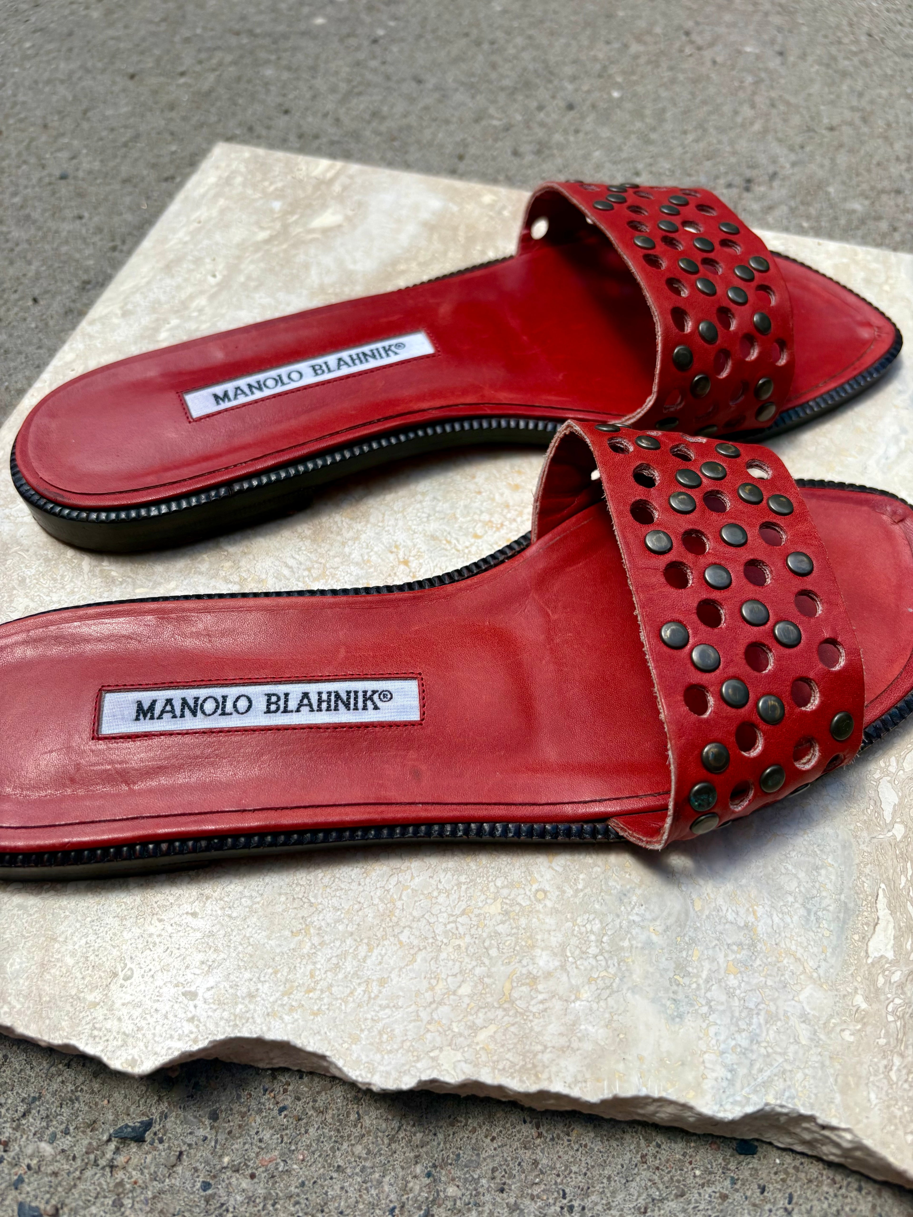 Manolo Blahnik Slides