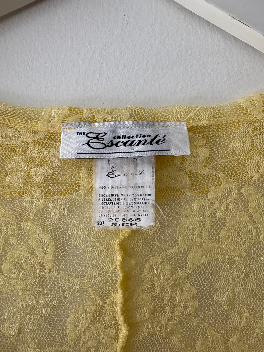 Yellow Lace Top