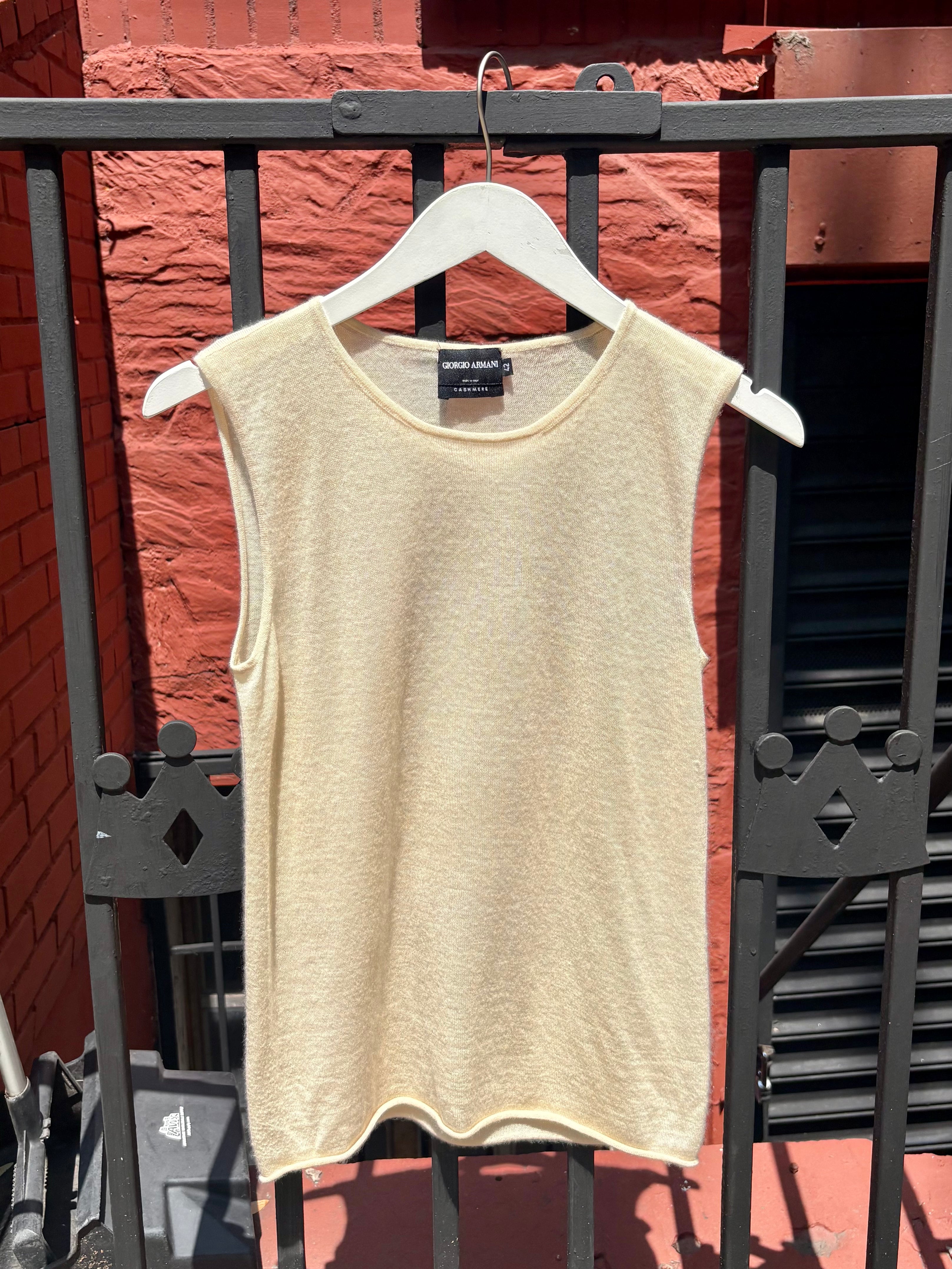 Giorgio Armani Cashmere Tank