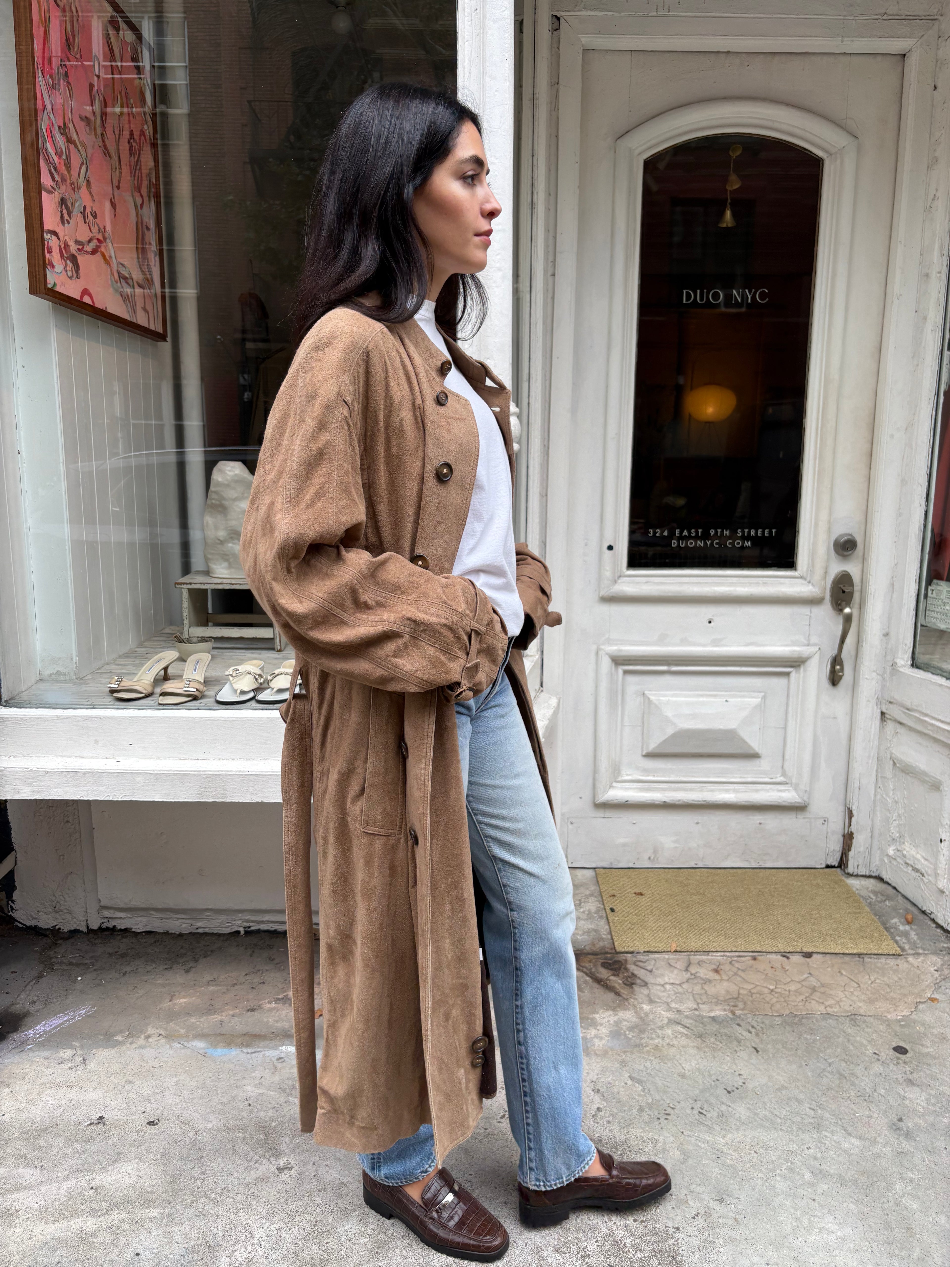 Christian Dior Suede Coat