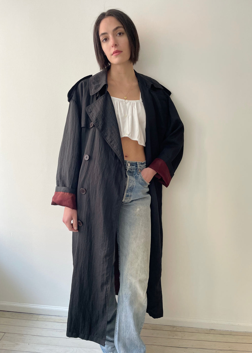 Vintage Armani Nylon Trench