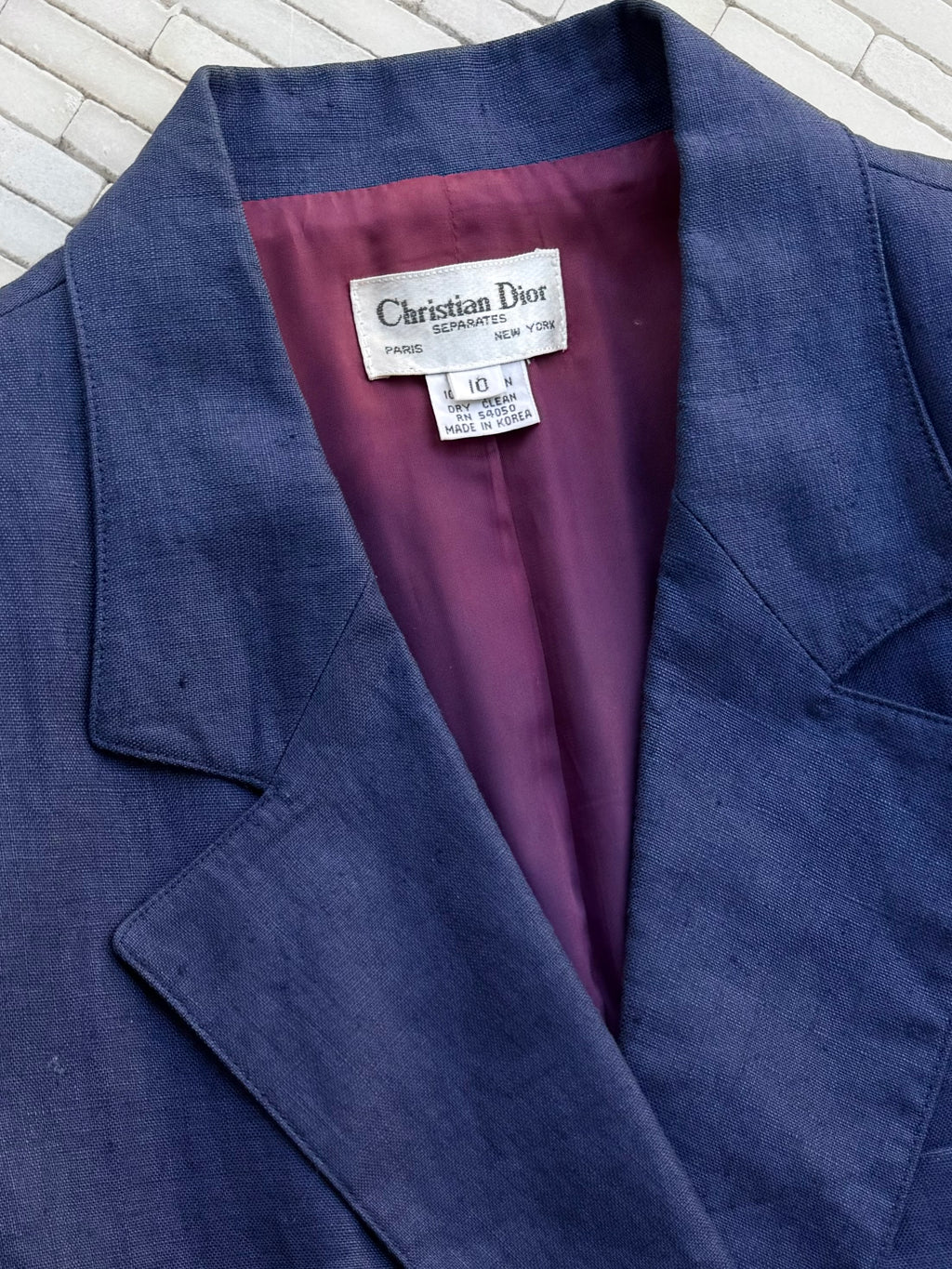 Christian Dior Linen Blazer