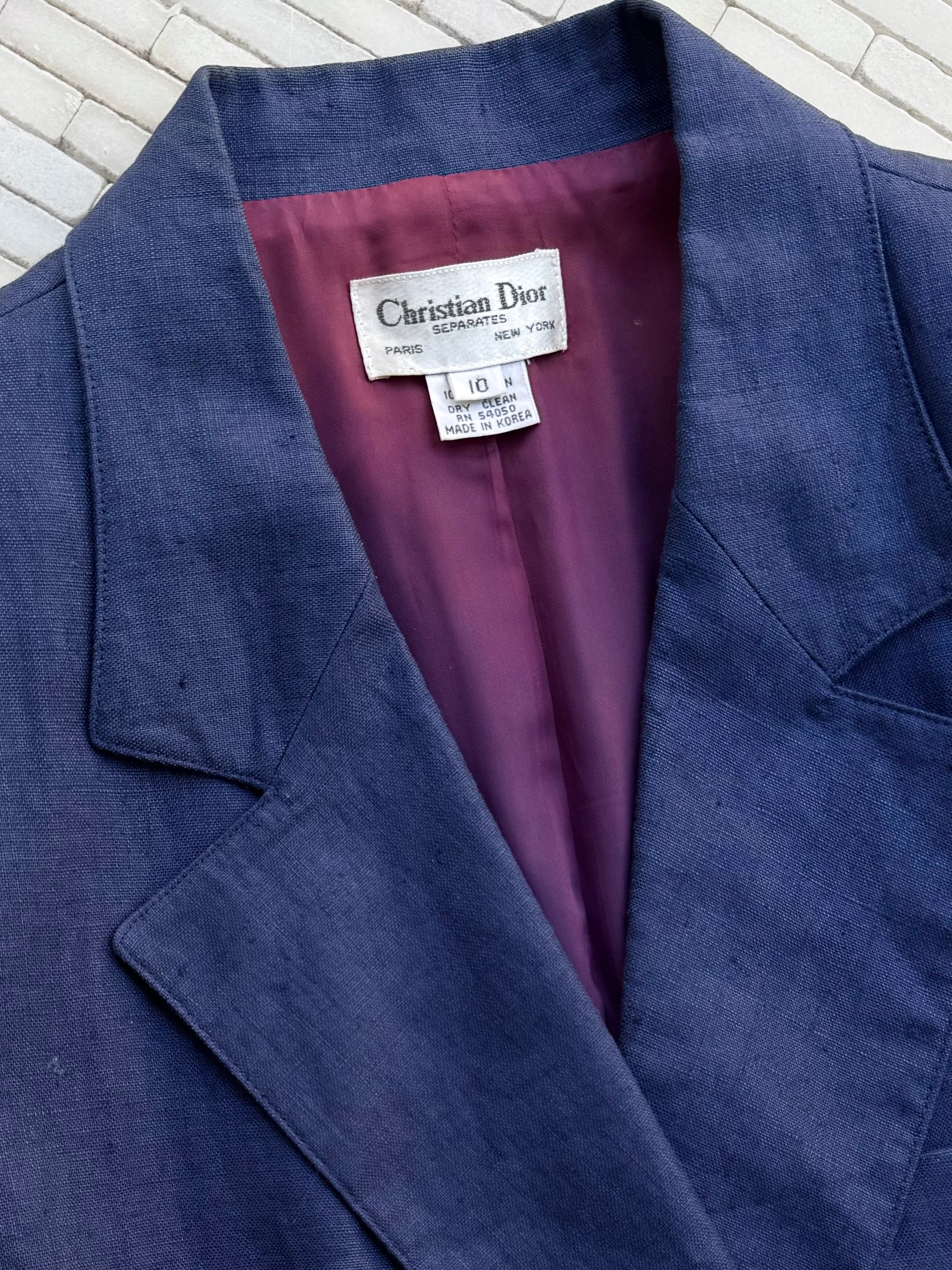 Christian Dior Linen Blazer