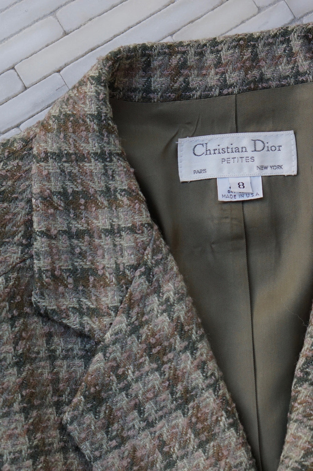 Christian Dior Tweed Blazer