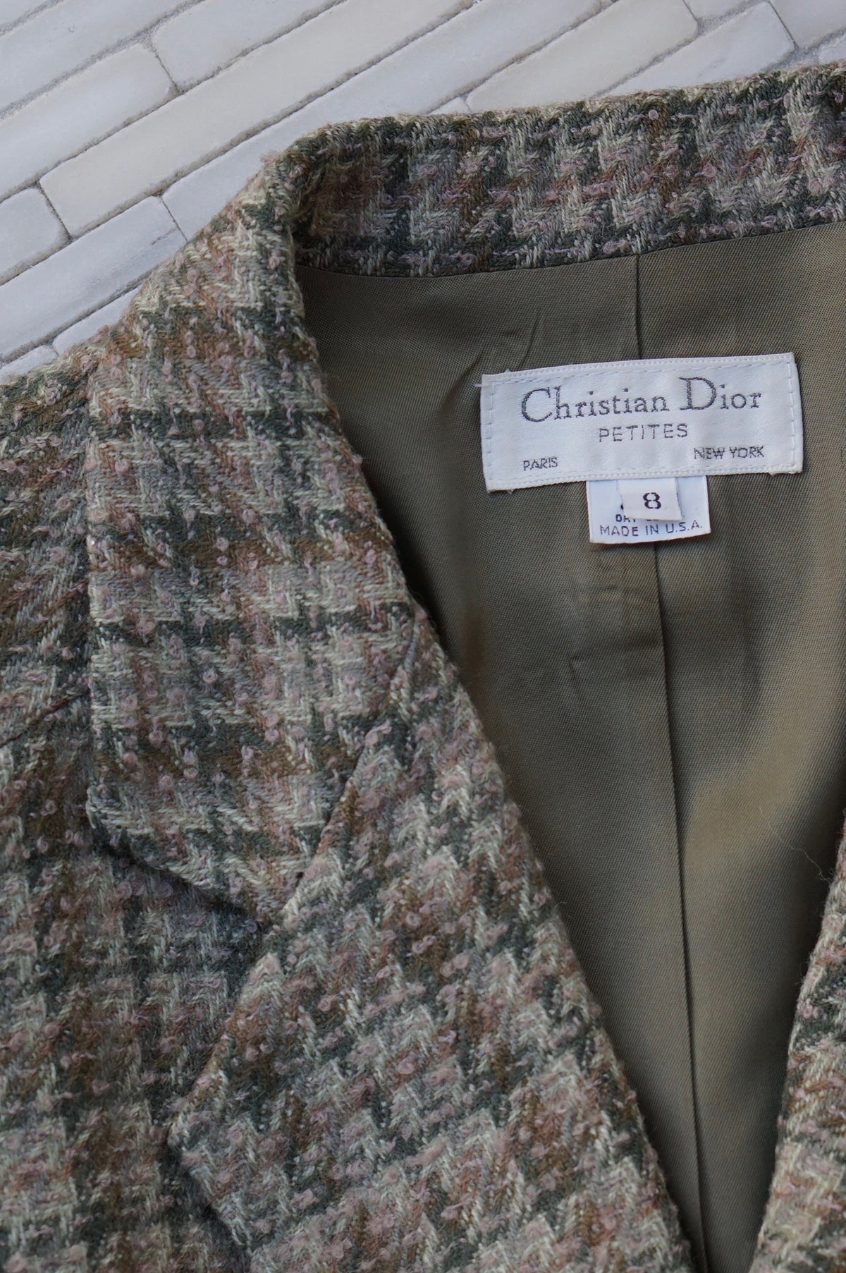 Christian Dior Tweed Blazer