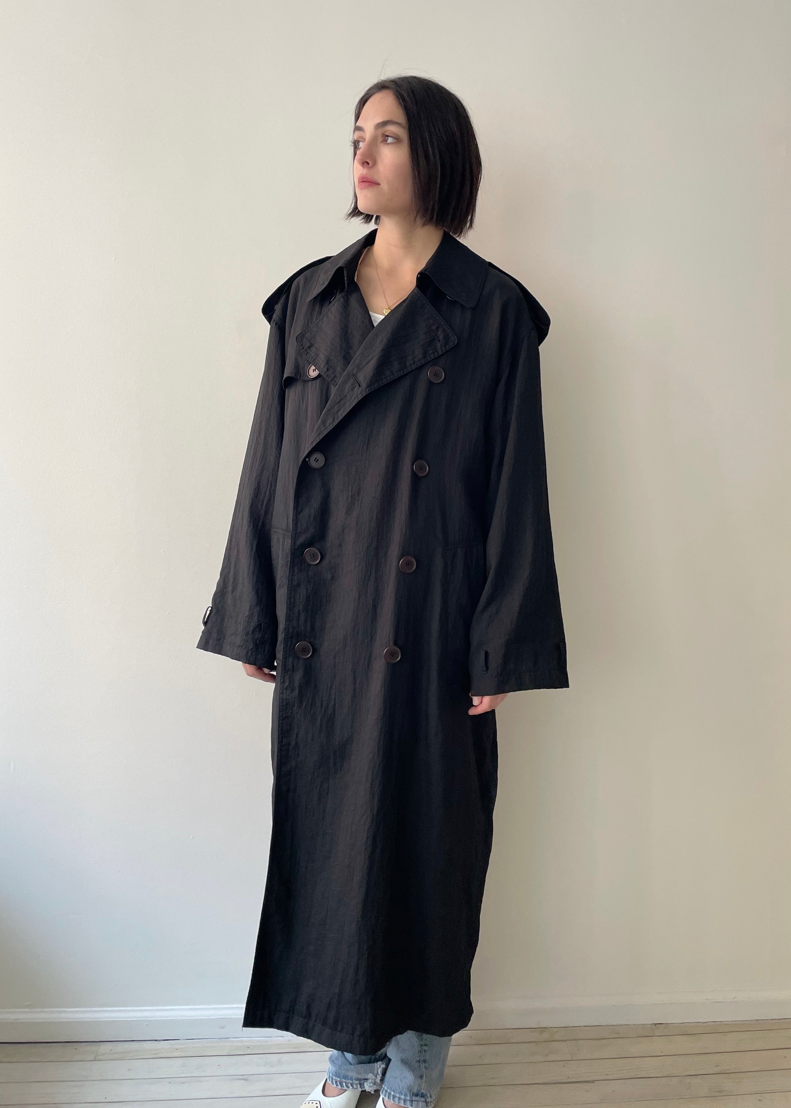 Vintage Armani Nylon Trench