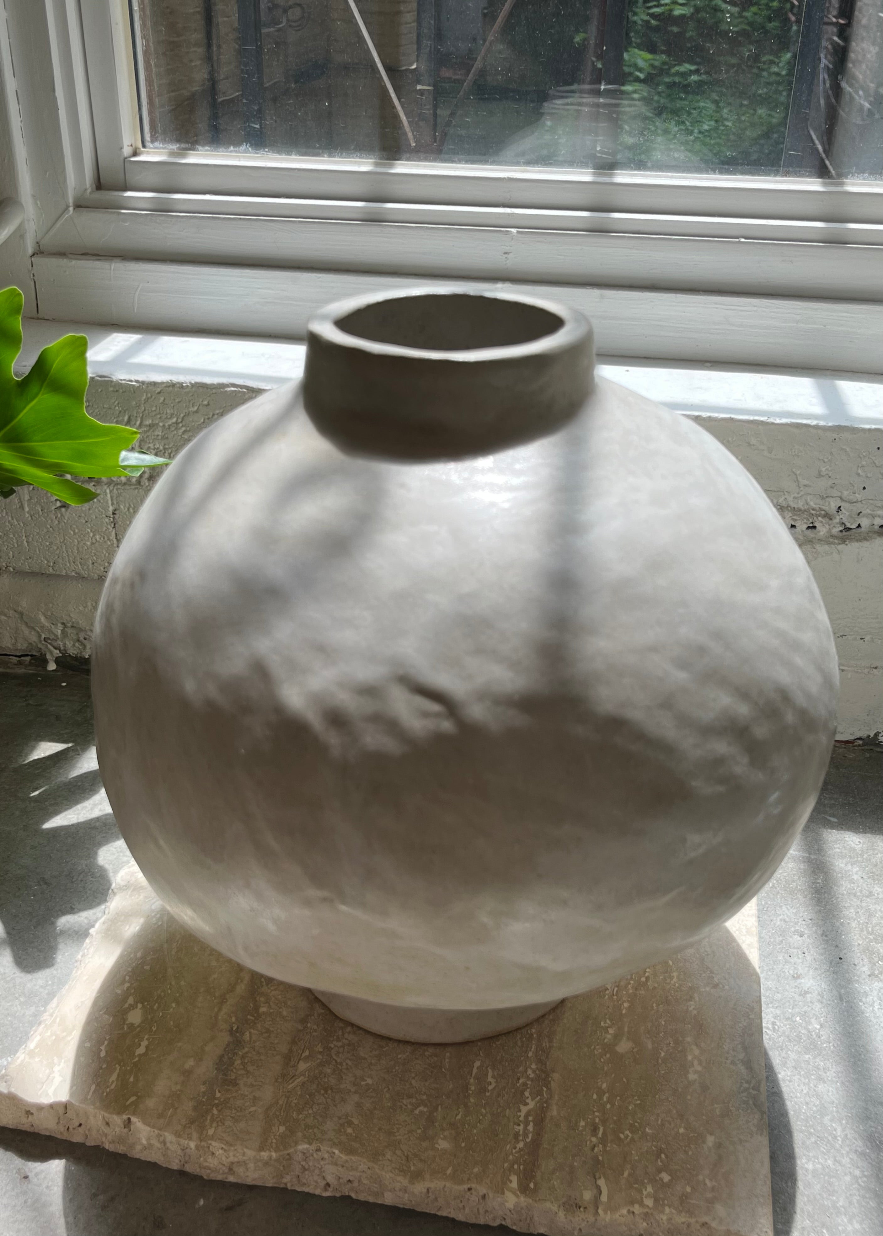 Moon Stoneware Vessel