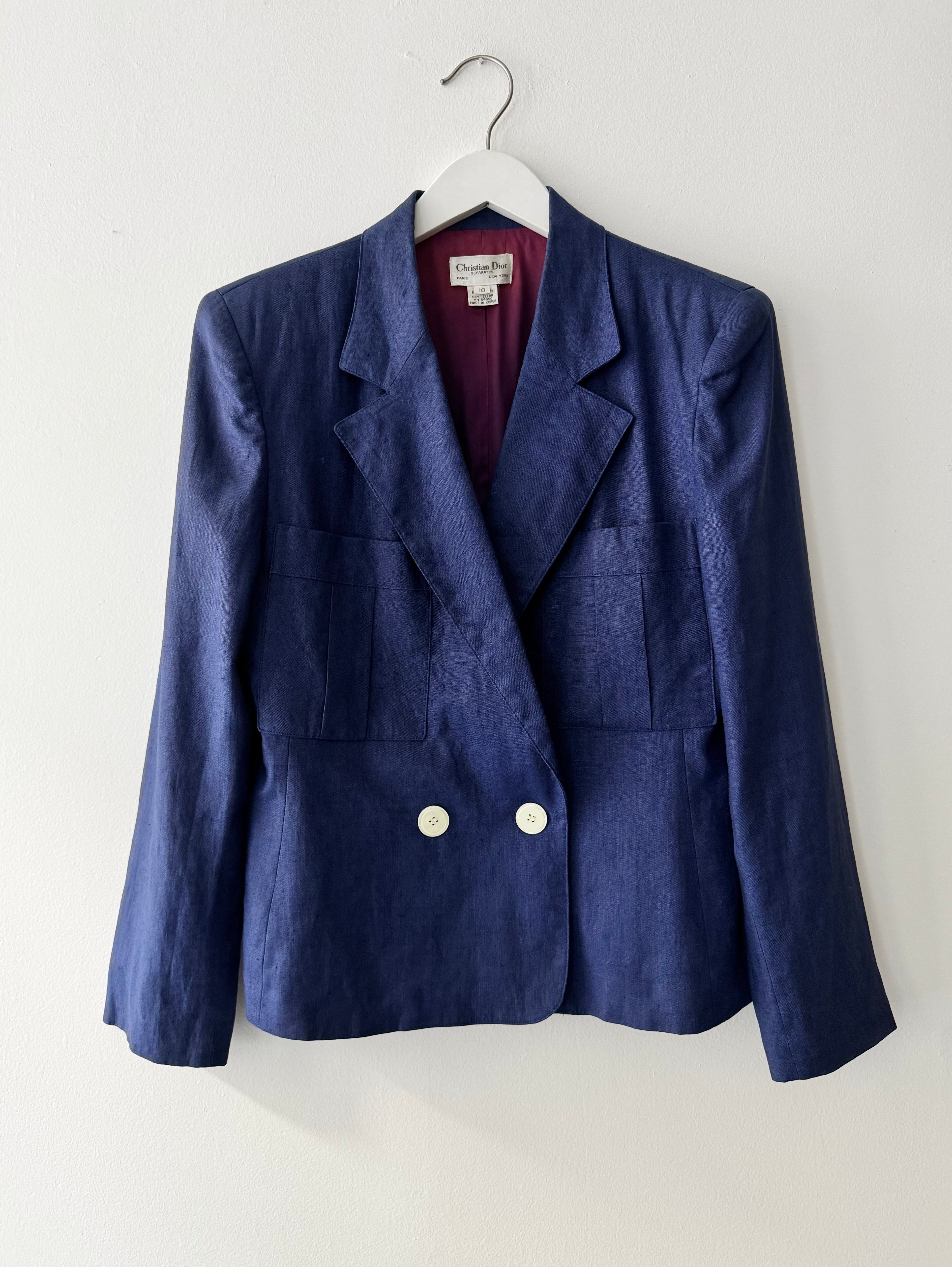 Christian Dior Linen Blazer