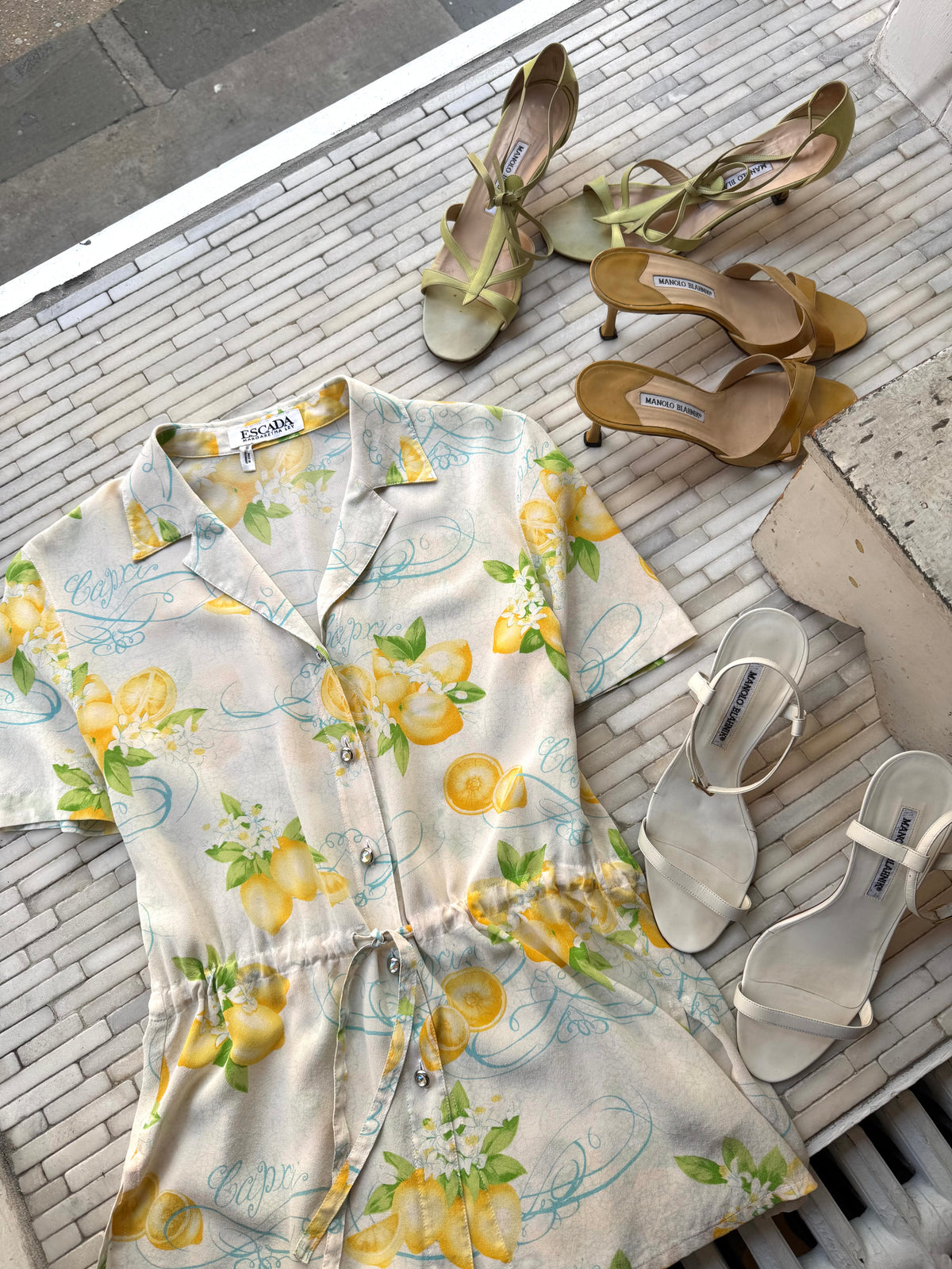 Escada Silk Button-Up