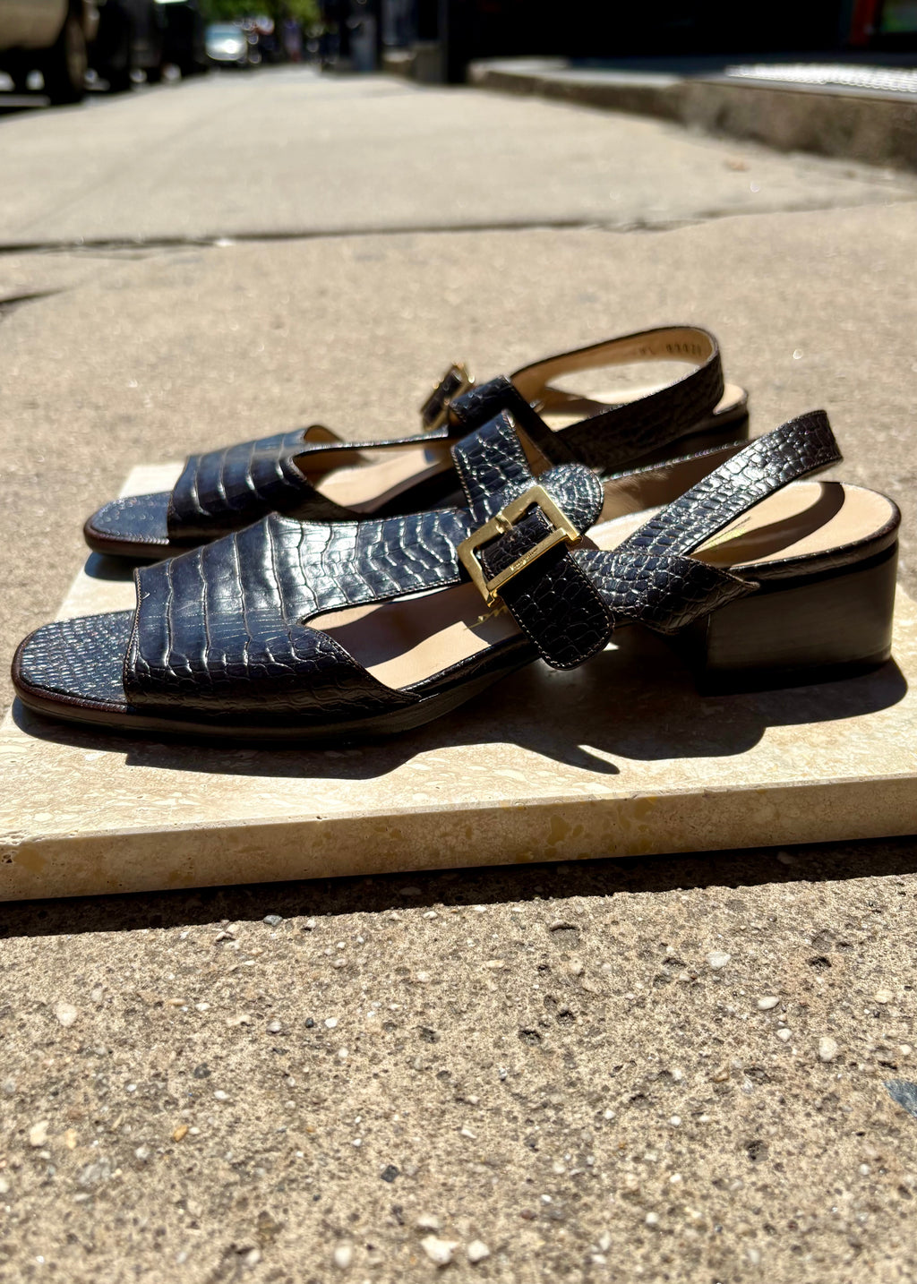 Ferragamo T Strap Sandal