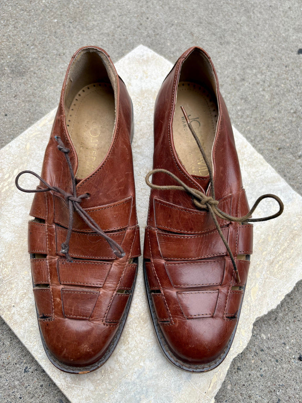 Woven Leather Shoes