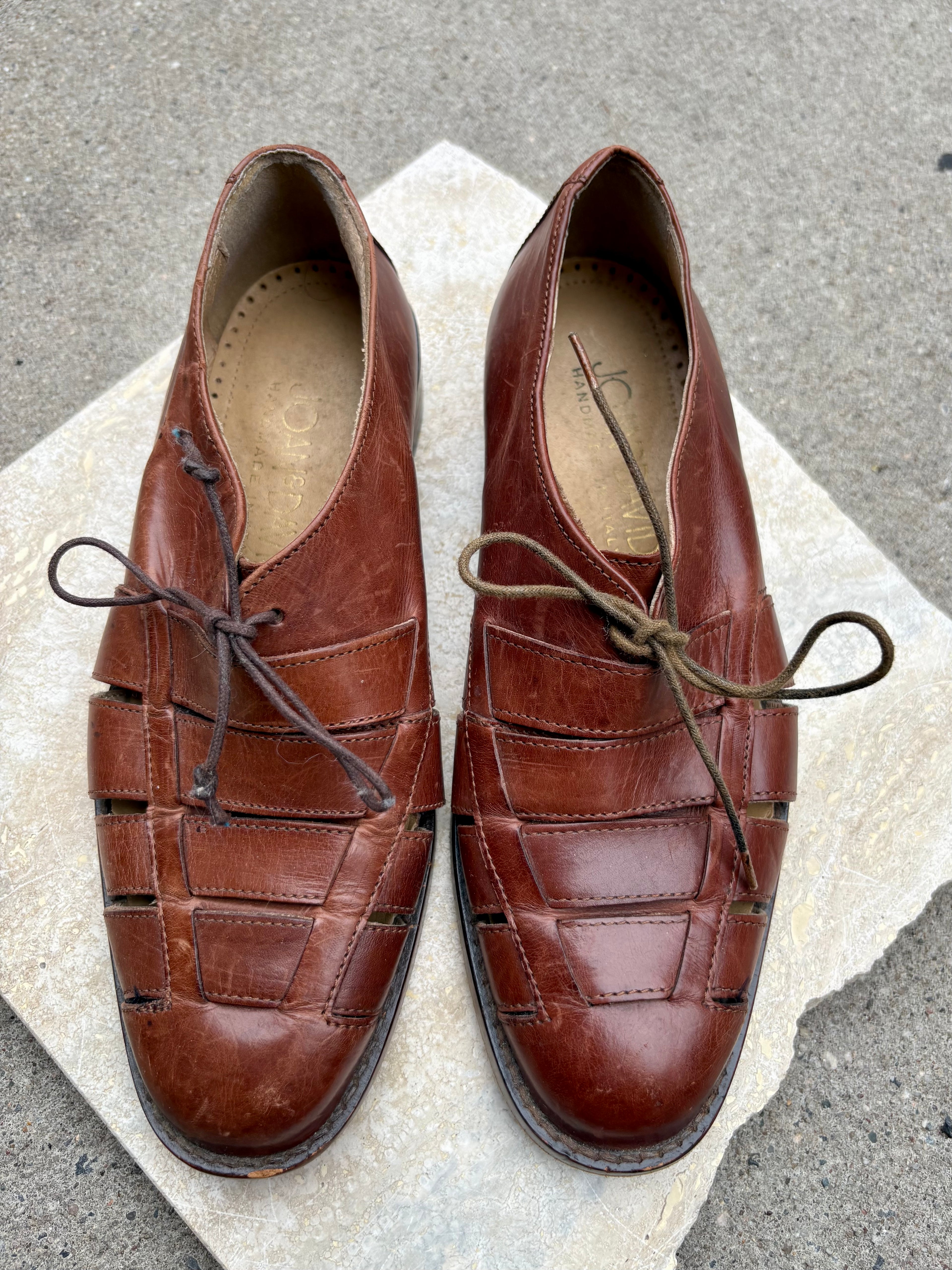 Woven Leather Shoes
