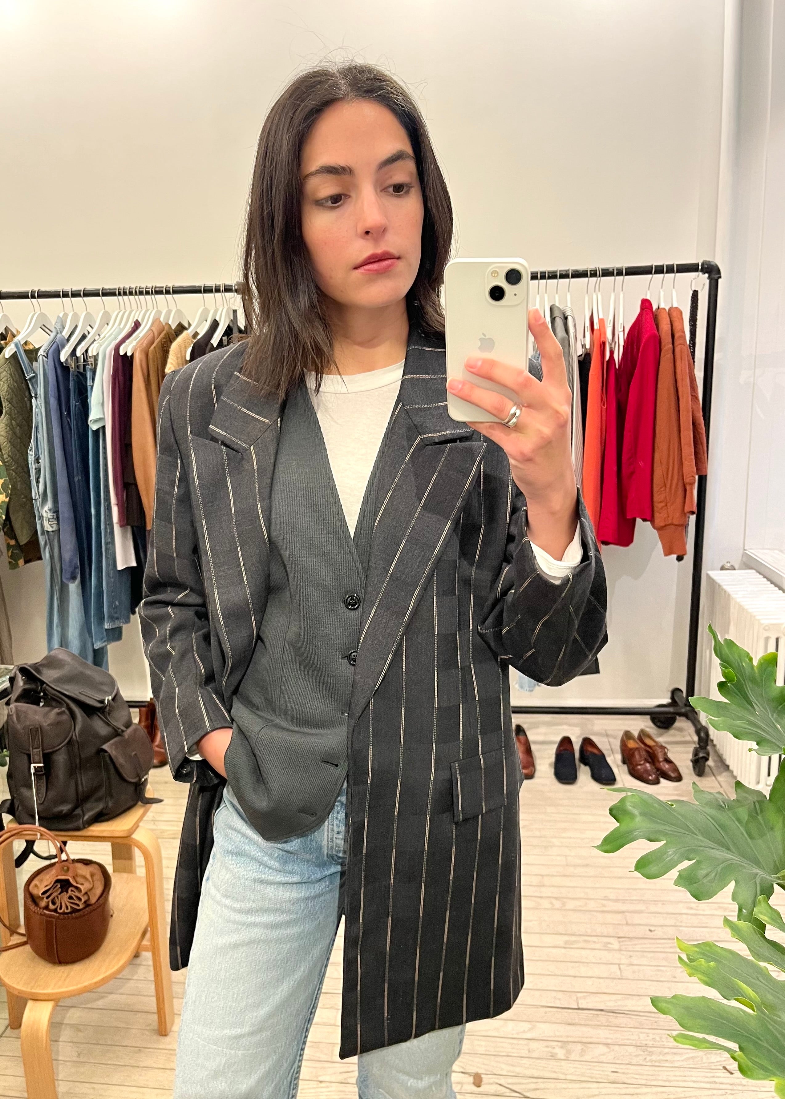 トップス 80s Giorgio Armani cashmere vest jacket 1980s Giorgio Armani cashmere vest jacket