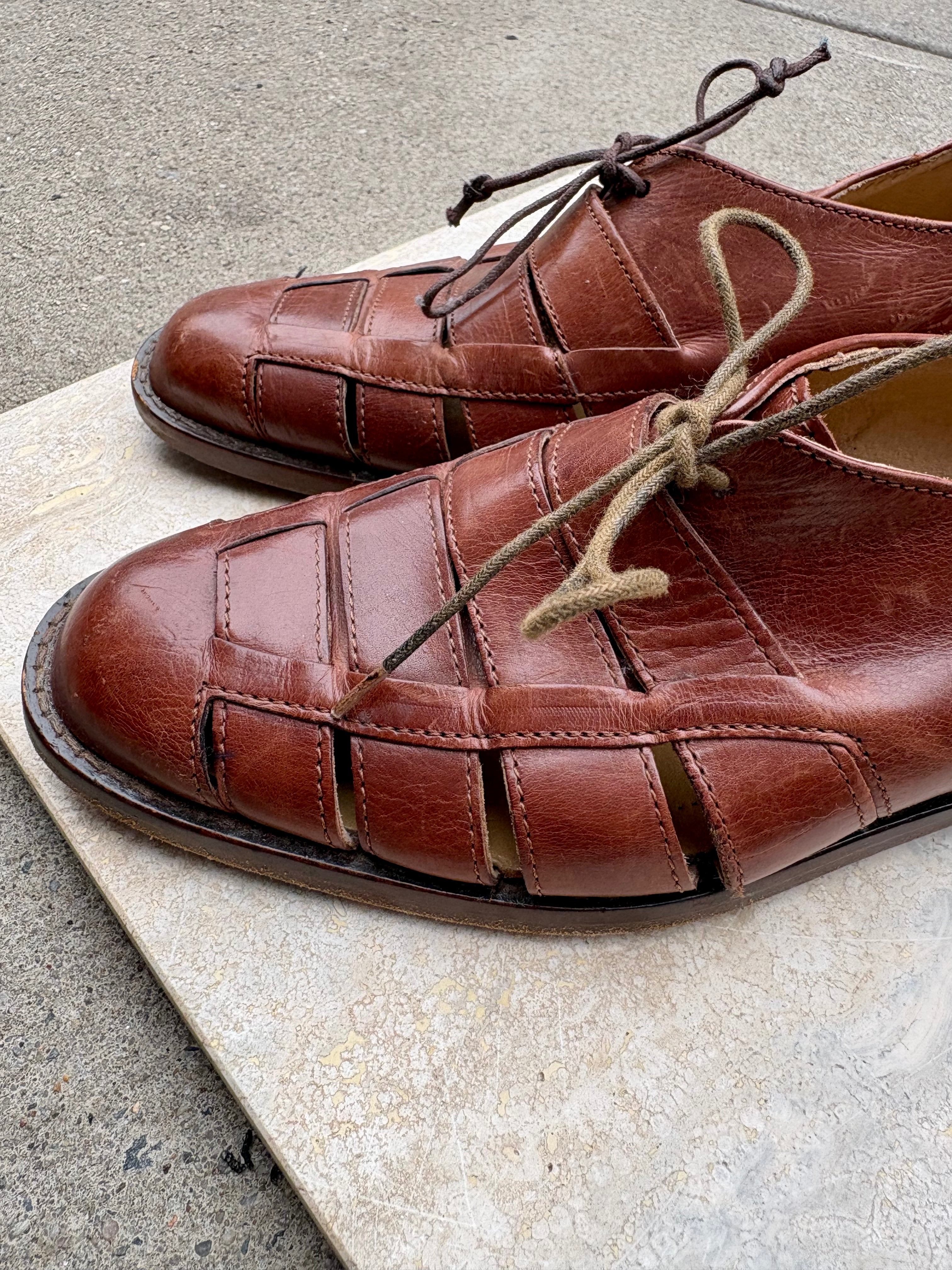 Woven Leather Shoes