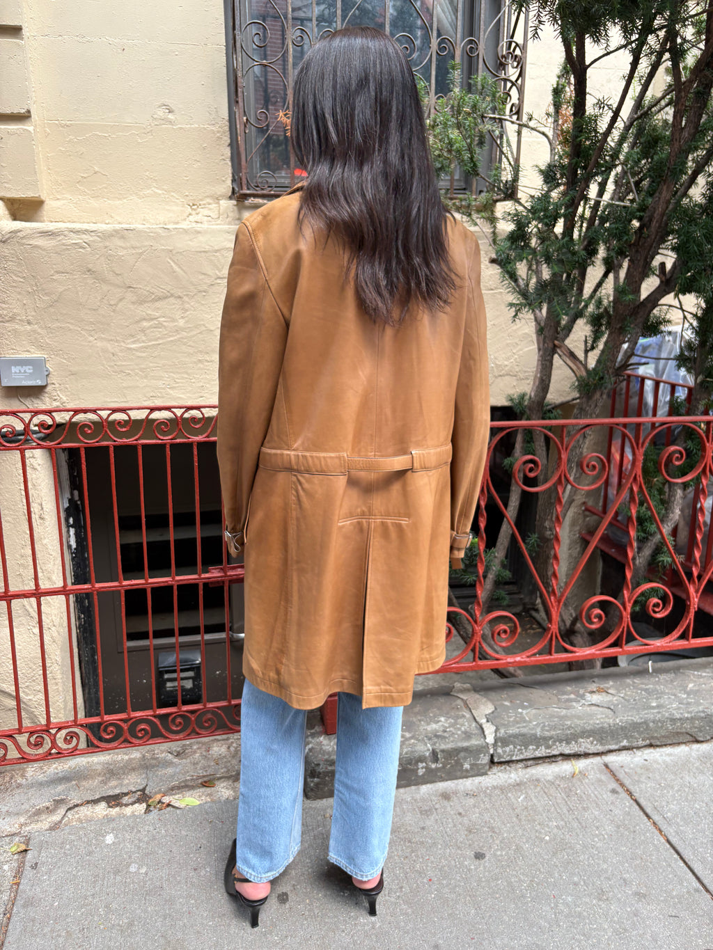 Jil Sander Leather Coat