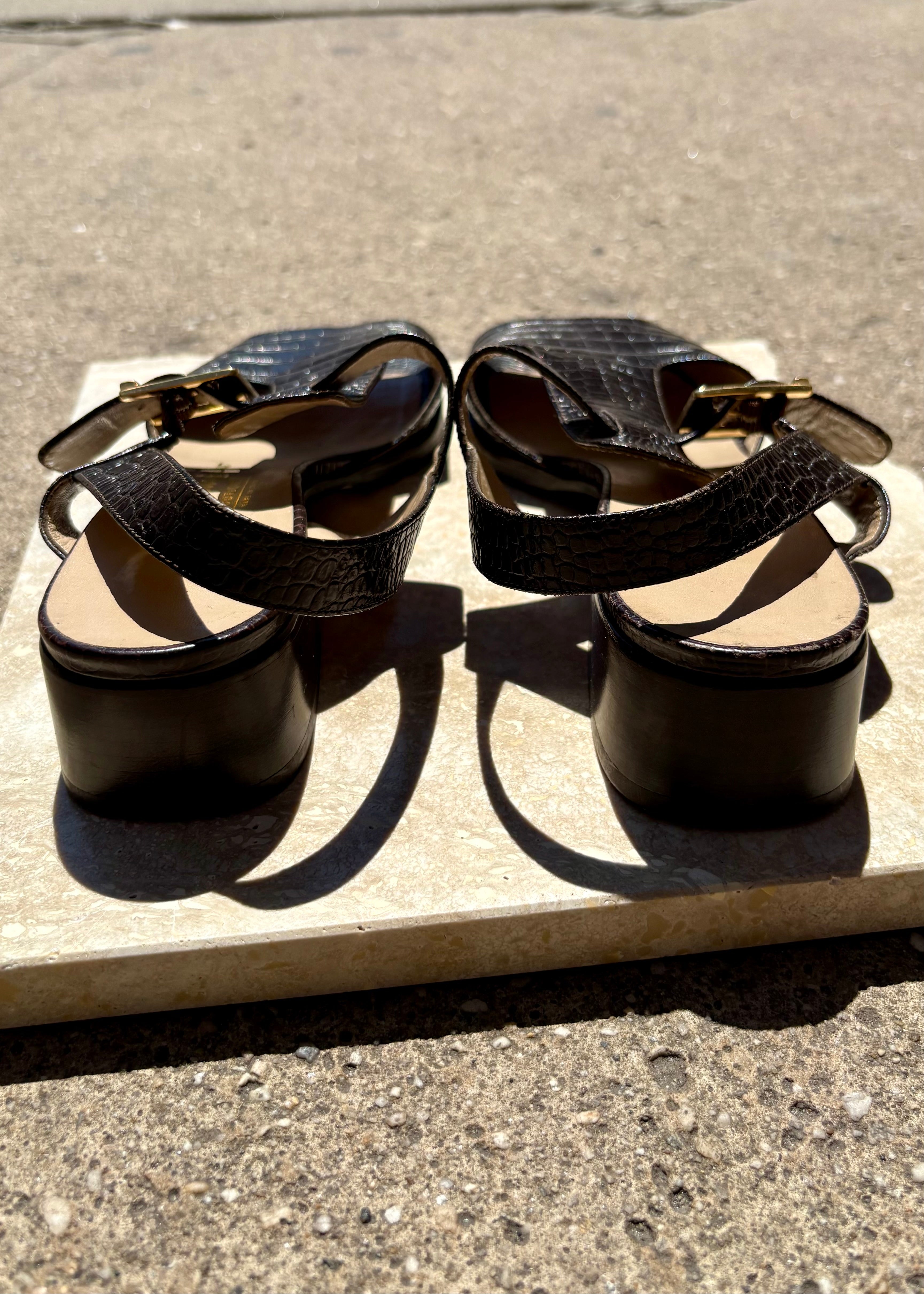Ferragamo T Strap Sandal