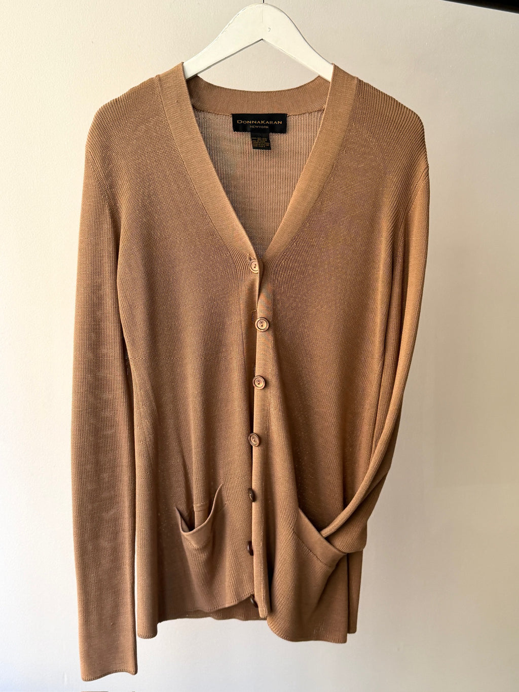 Donna Karan Silk Cardigan